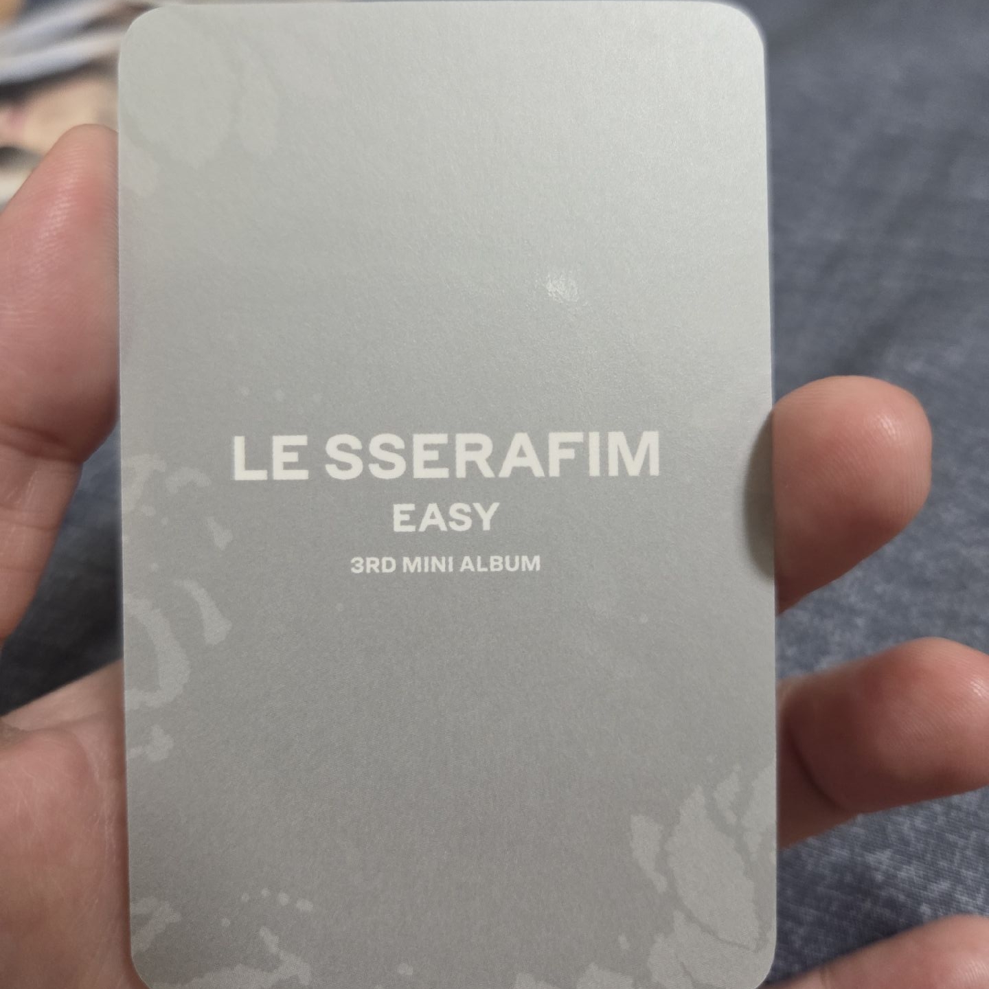 LE SSERAFIM 采源 CHAEWON EASY k4 特典卡 飲料卡