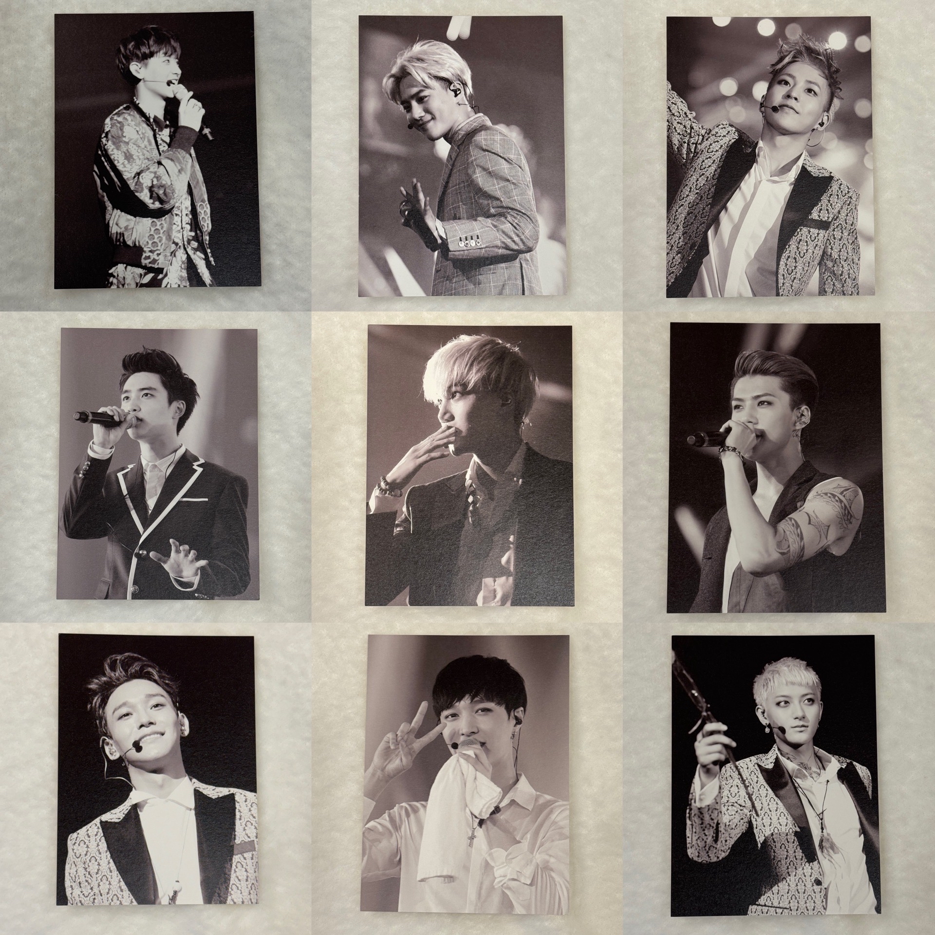 EXO 一巡 DVD 明信片