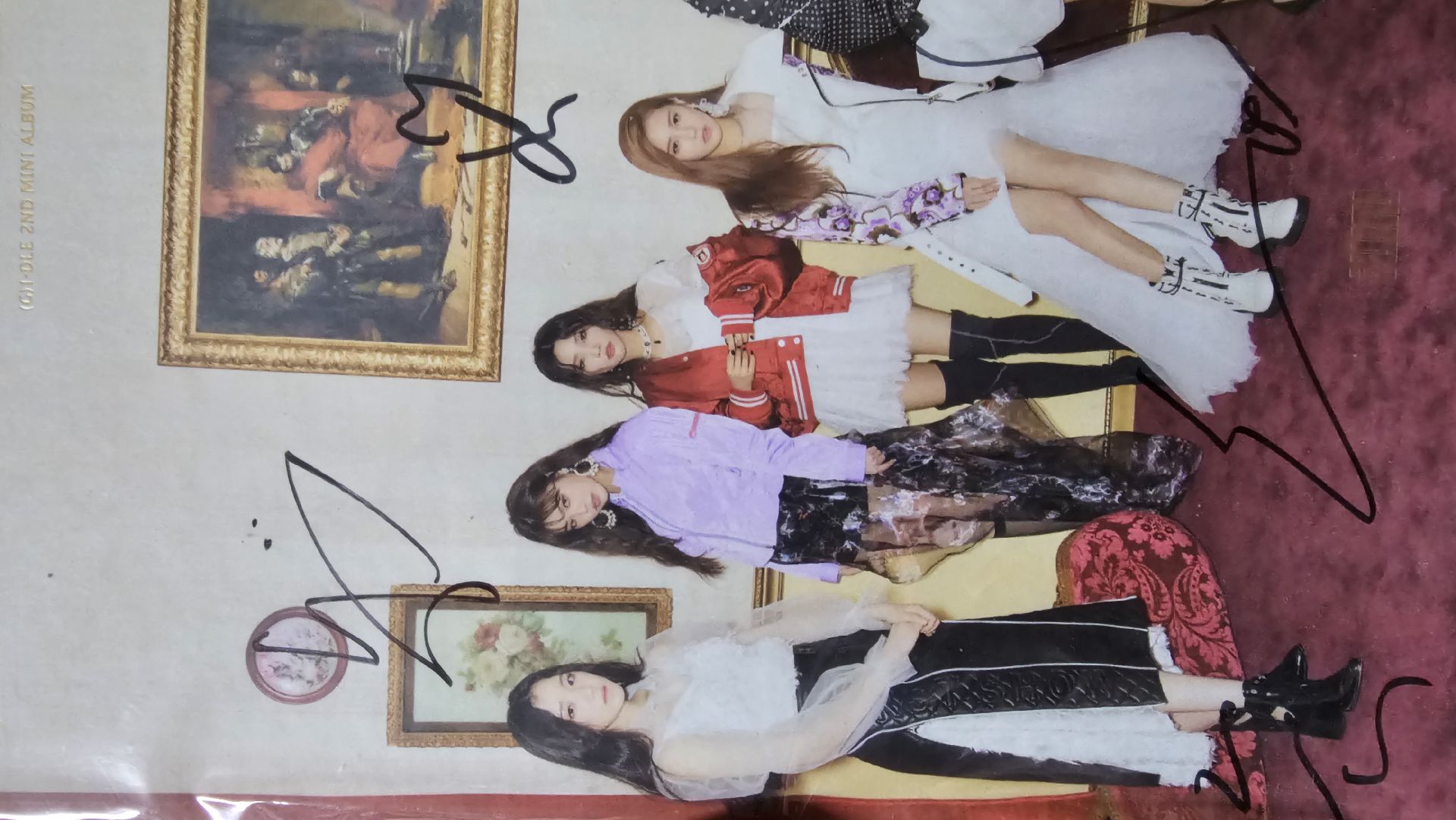 絕版【Mwave 簽專】I MADE (G)I-DLE 簽名 簽專 親簽 簽名專輯