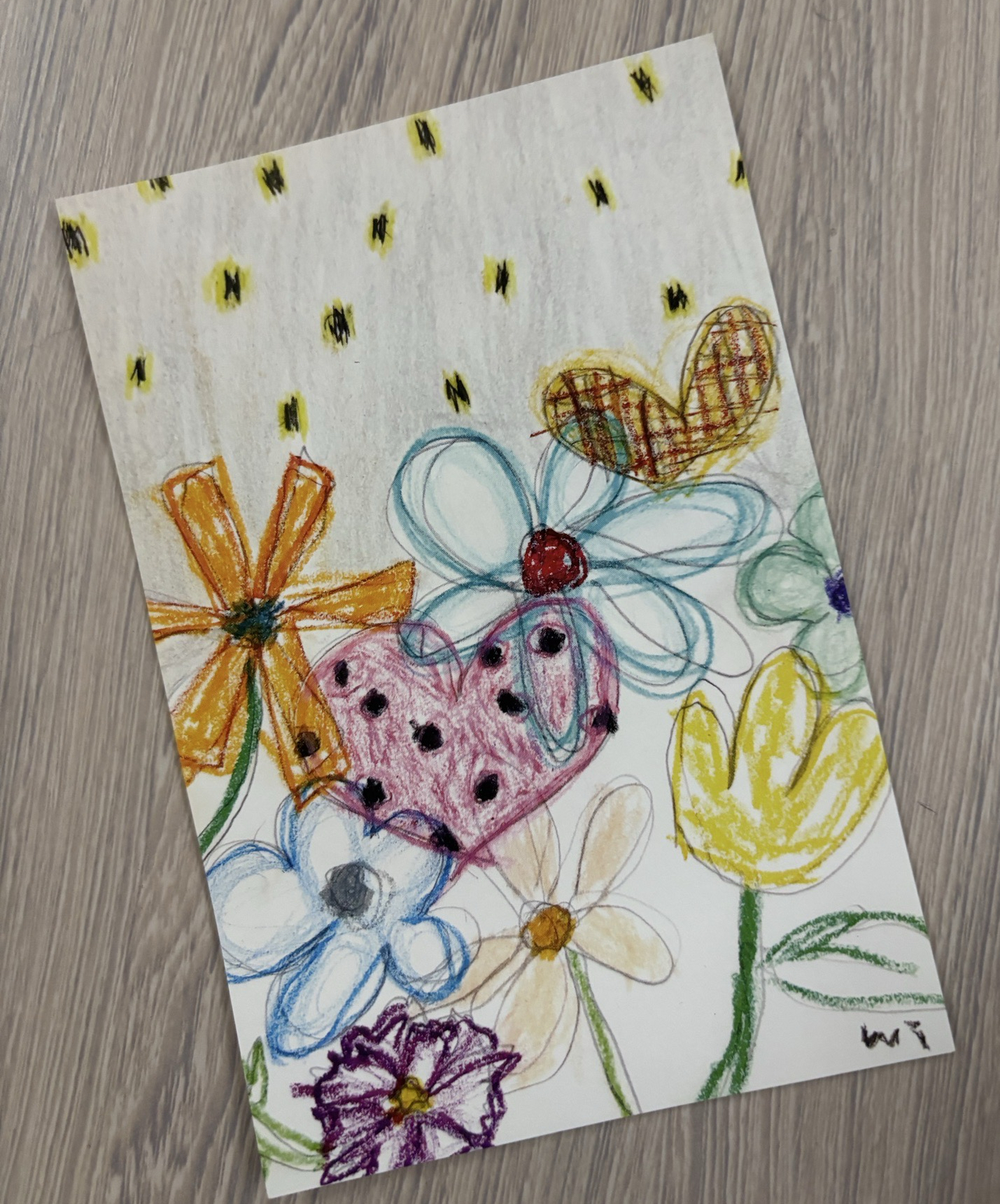 輝生日禮 手繪明信片