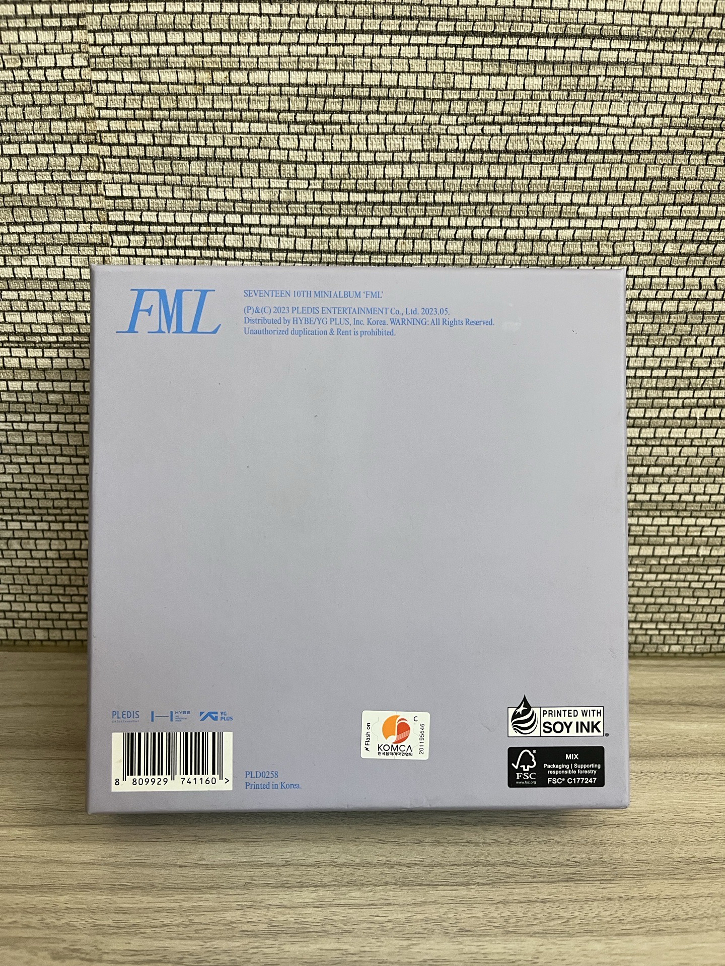 SEVENTEEN 空專大盤 Vernon 簽*2