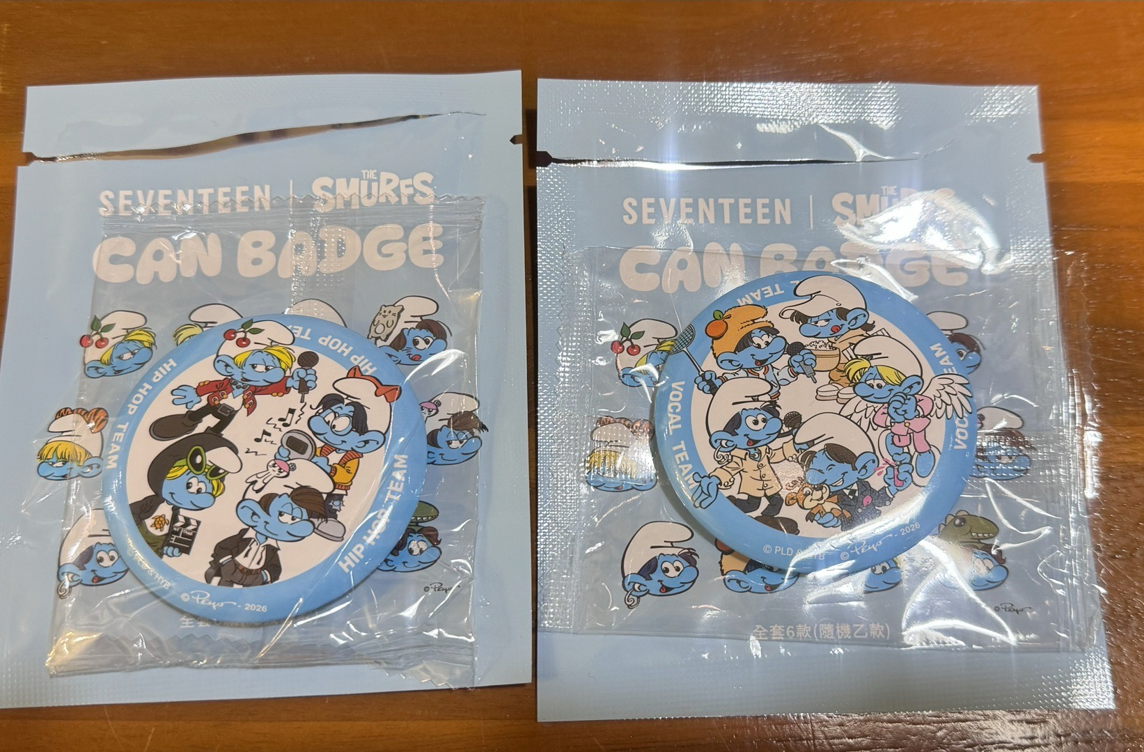 藍色小精靈 711 徽章 主唱隊/婆隊