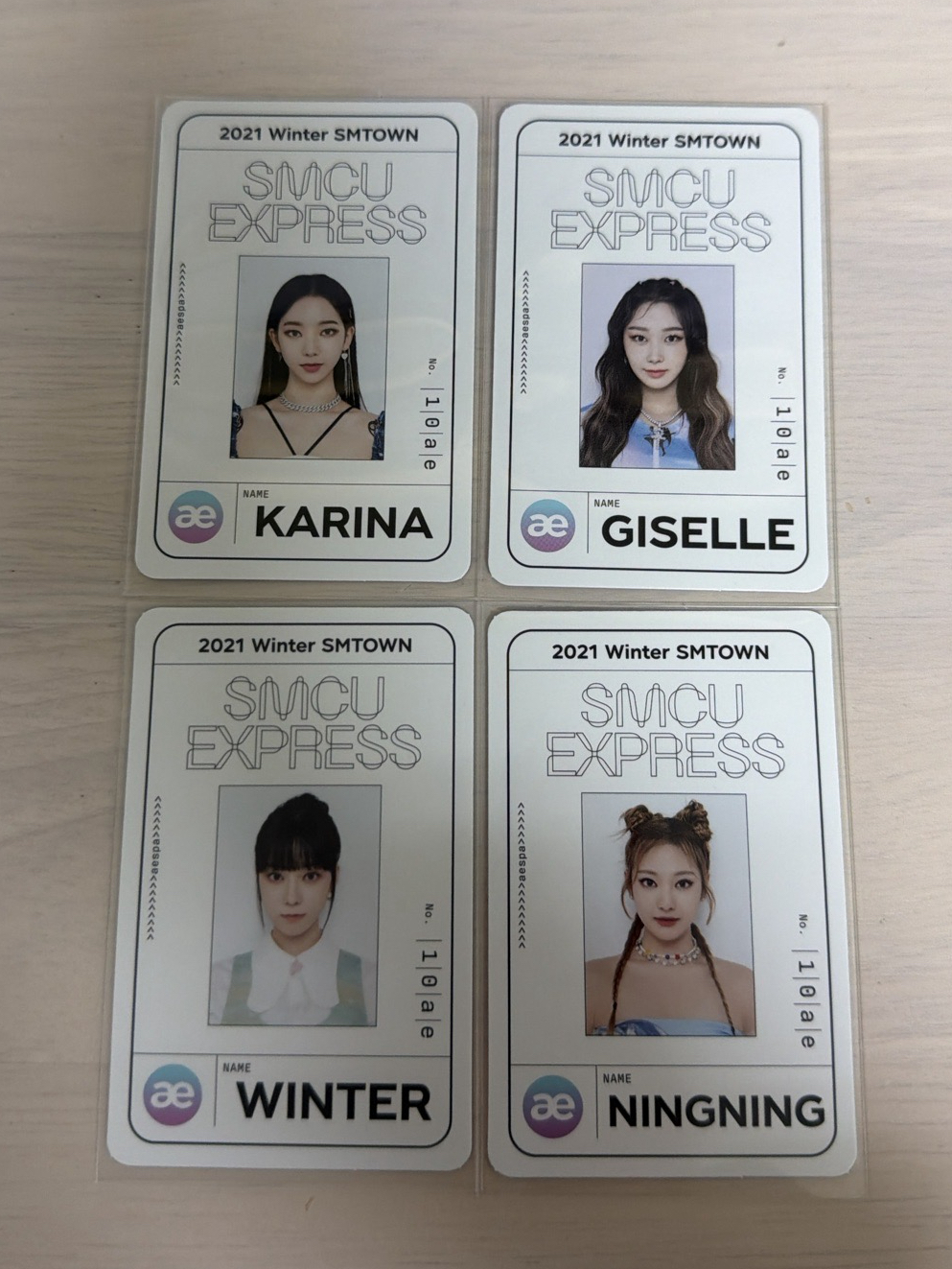 21SMCU 專輯卡 smcu2021冬專 團封id一套