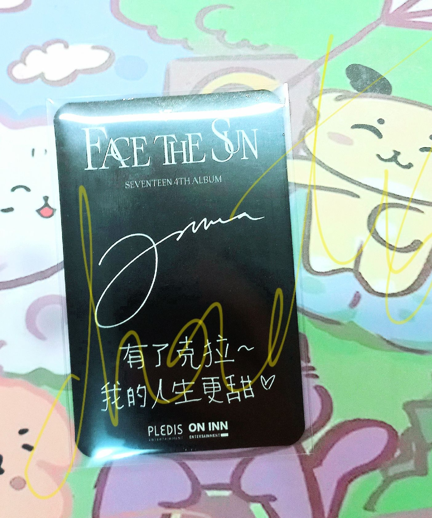 [🐰現貨]知秀 正四台閃中文卡背(要多帶)