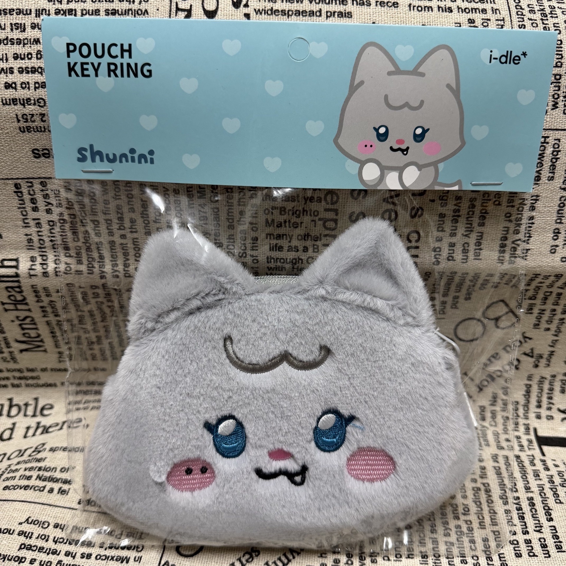 i-dle 舒華 展覽零錢鑰匙包 shunini