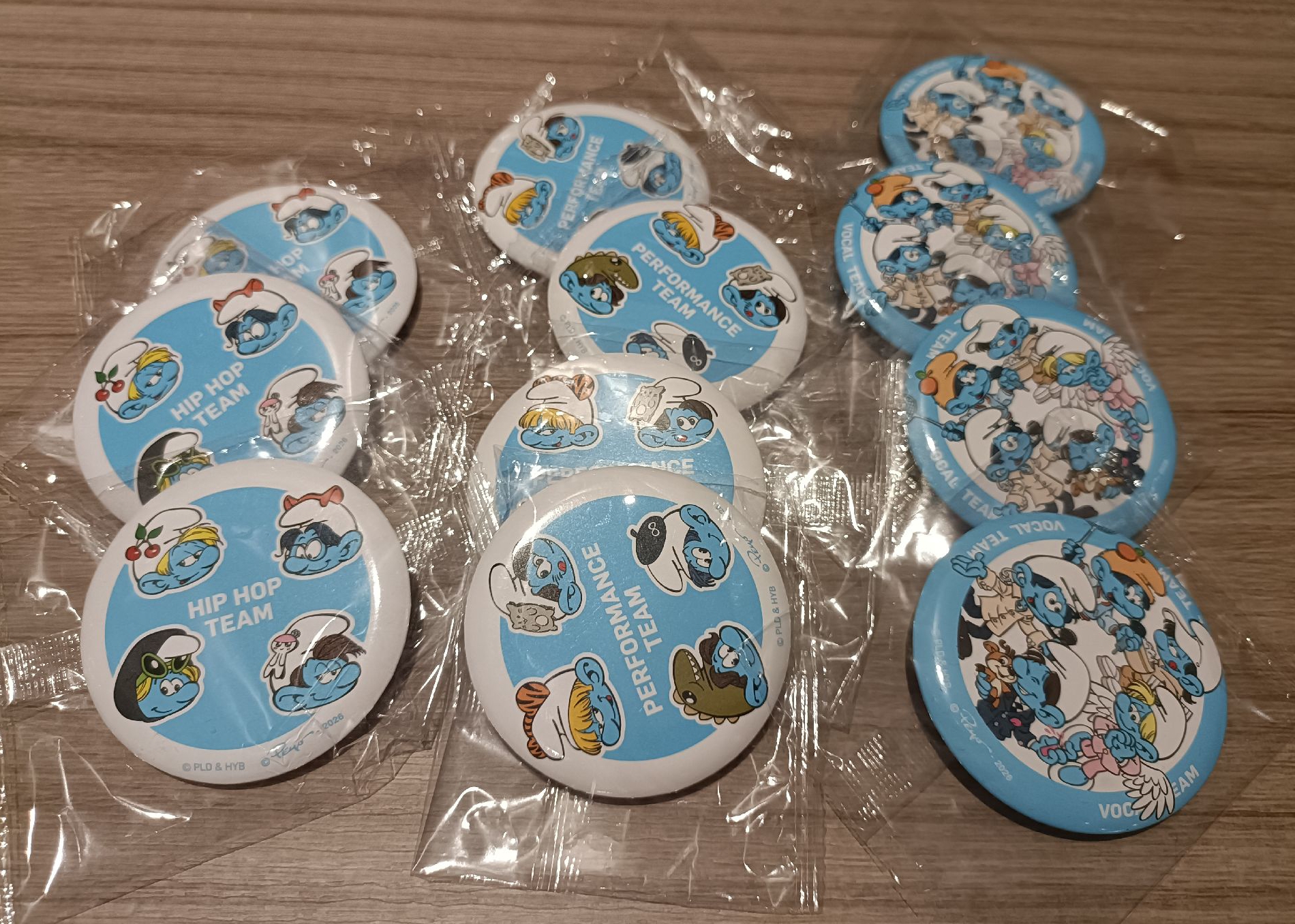 藍色小精靈 711 徽章