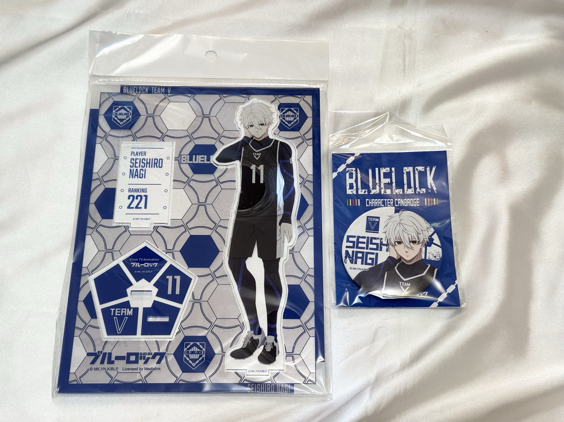 藍色監獄 凪誠士郎 立牌 徽章