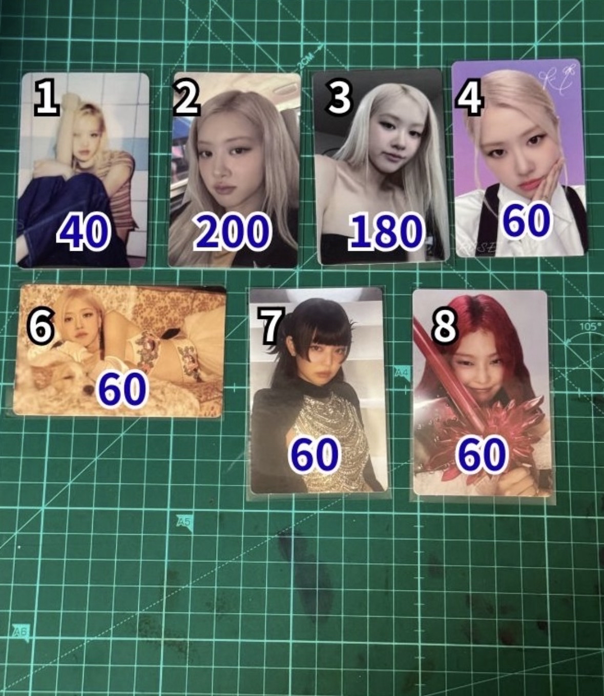 BLACKPINK小卡販售賣場