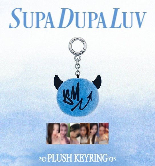 BABYMONSTER 藍球 絨毛吊飾（含卡） 