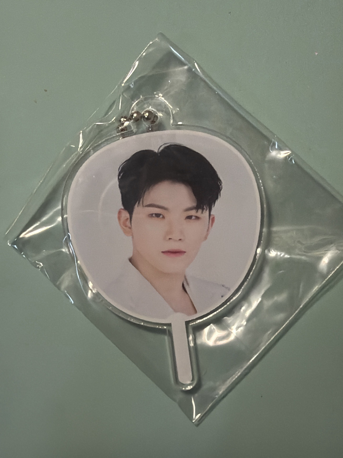 seventeen woozi 小扇子 吊飾