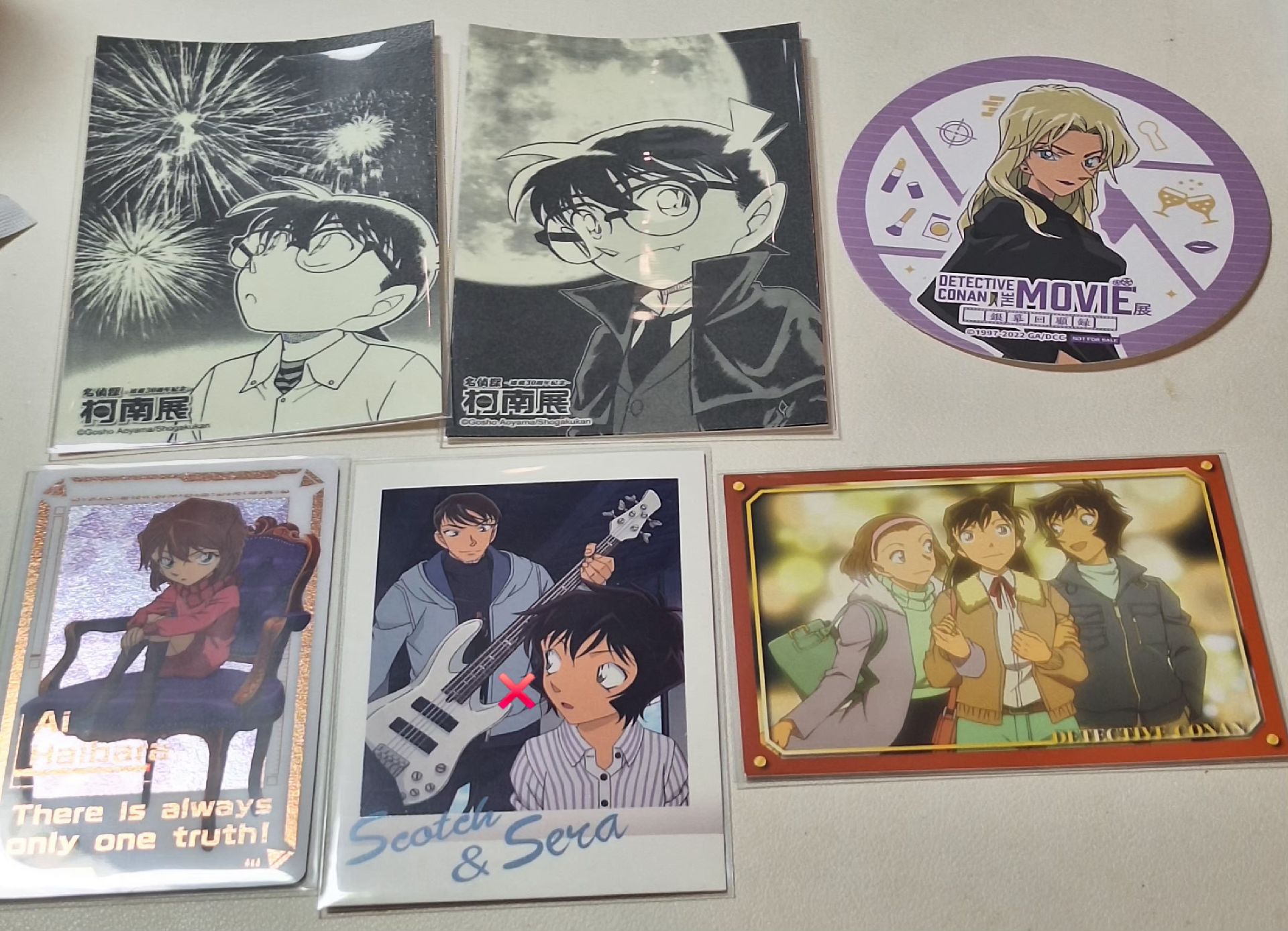 名偵探柯南 隨機卡 杯墊