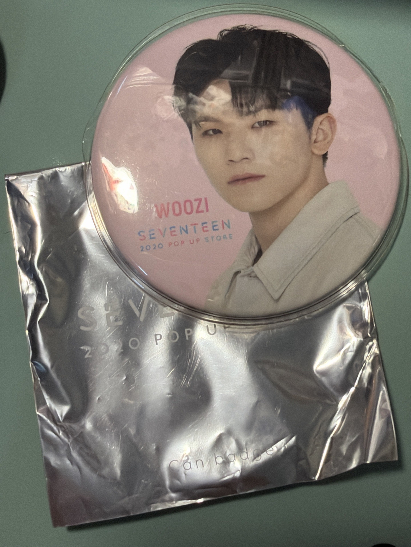 seventeen 2020 woozi 快閃店 徽章