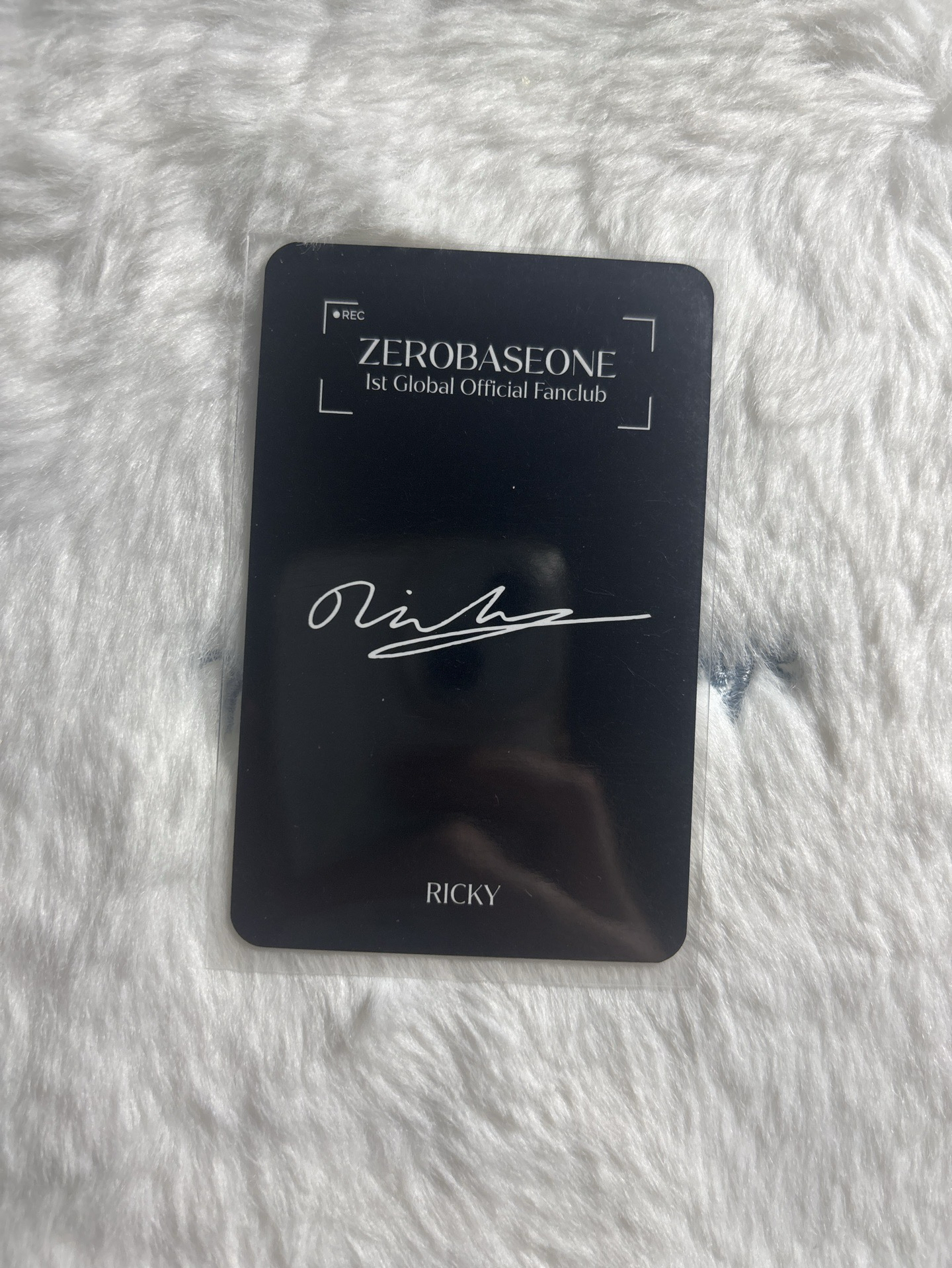 Ricky 一期會員 會員禮卡 