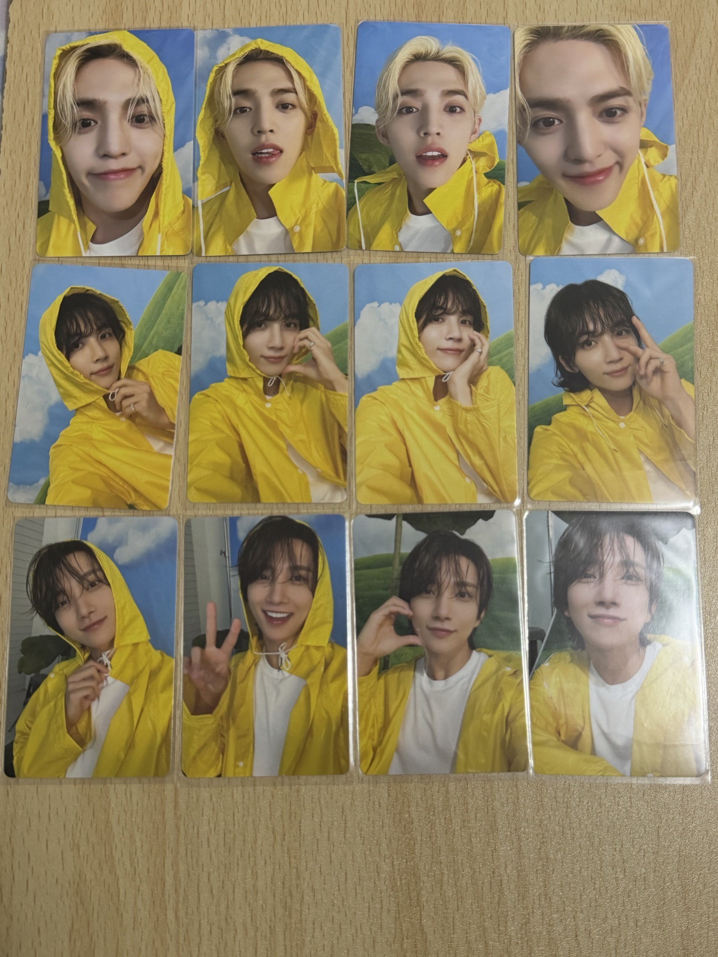 95line 雨衣一套四張