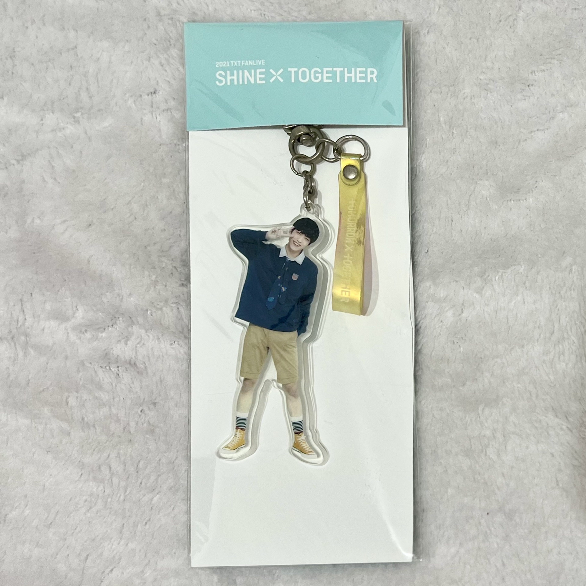 TXT 2021 Fanlive SHINE X TOGETHER 周邊 鑰匙圈 SOOBIN 崔秀彬