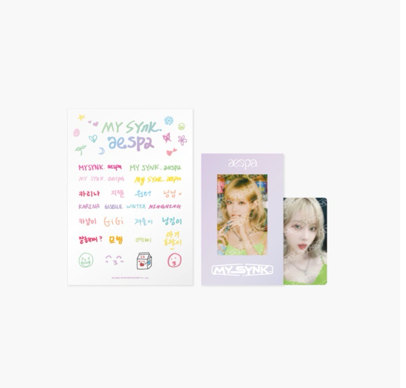 現貨 🇹🇼 aespa My Synk 相框小卡組 WINTER