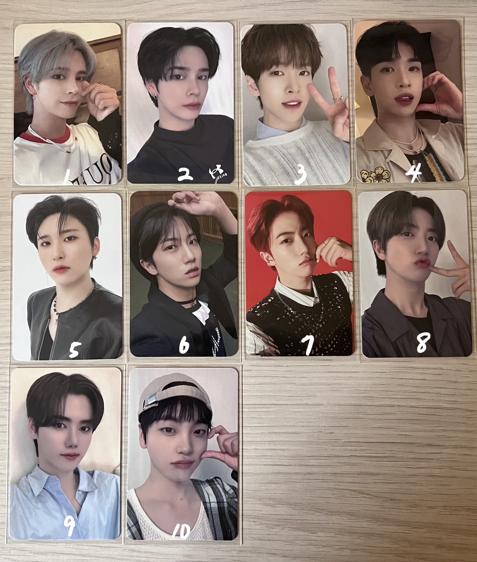 CRAVITY 朴世琳/Allen/徐宇璸/咸元進/姜珉熙/宋刑準 小卡