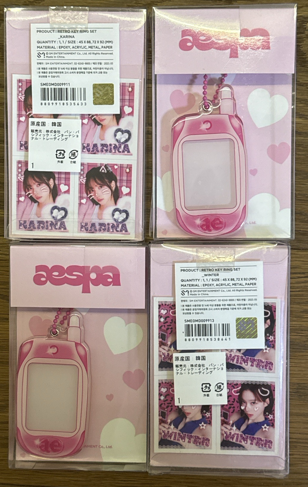 ctmi系列 四宮格手機吊飾 全新未拆冬柚