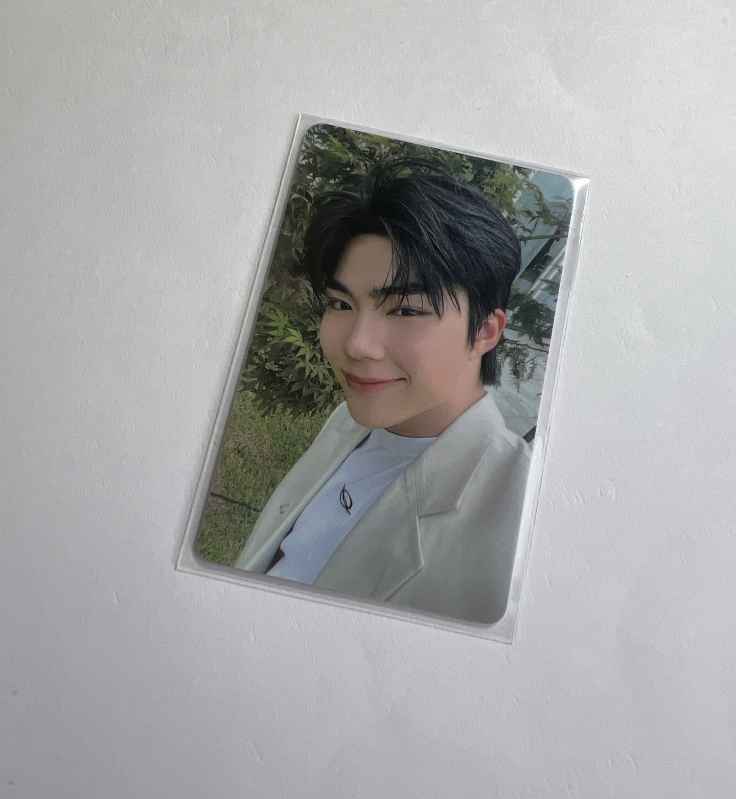 朴乾旭 香水代言卡