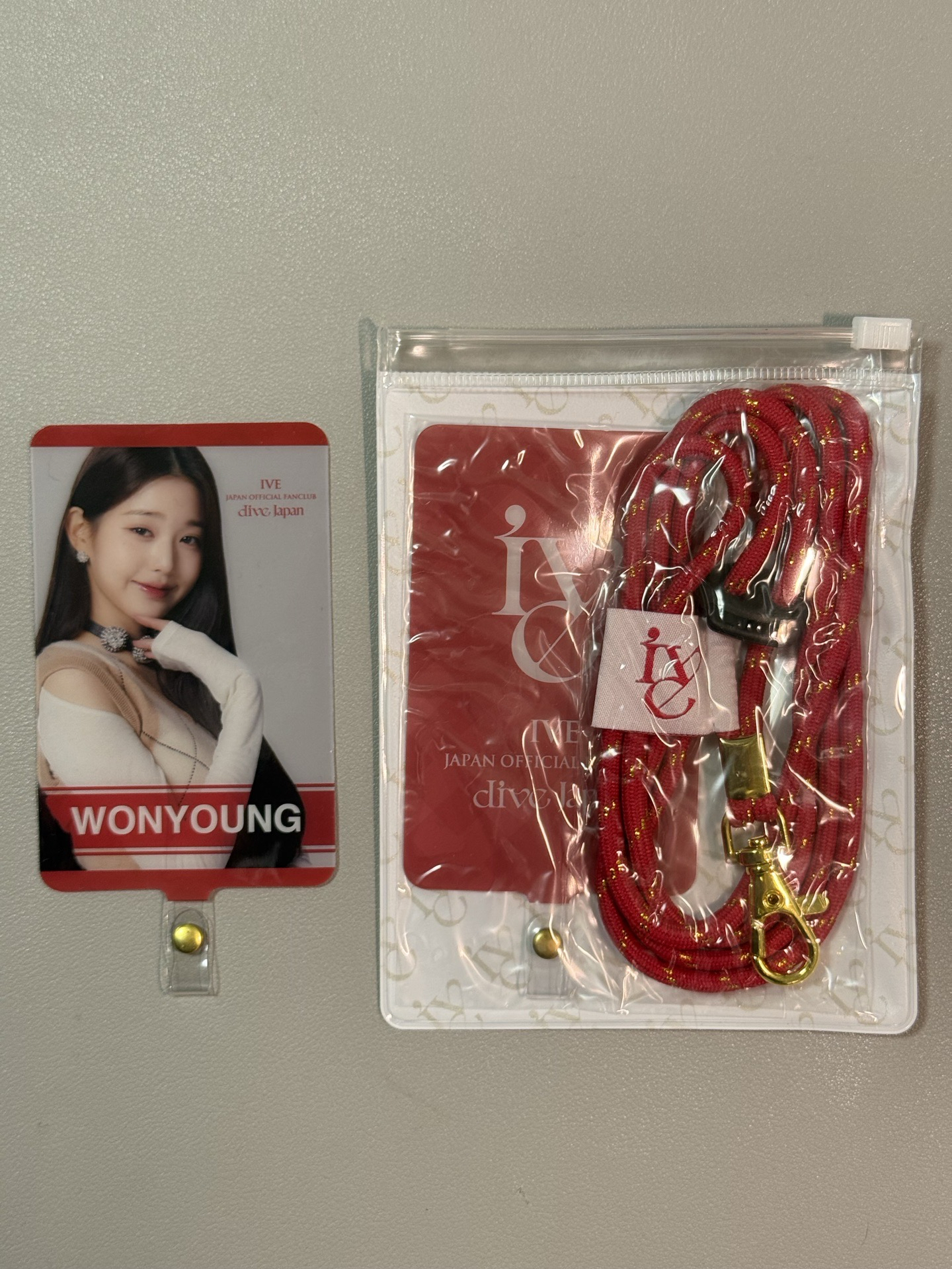 IVE 日咖 手機掛繩 夾片 員瑛