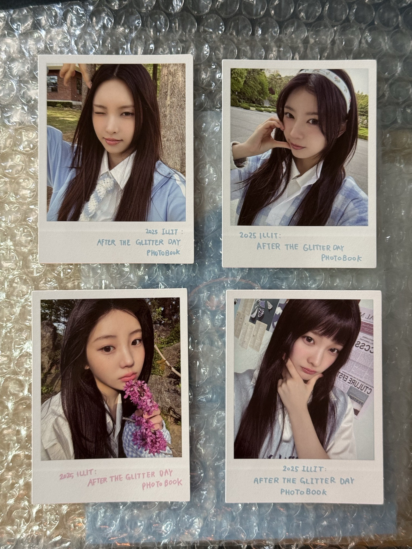 ILLIT GLITTER DAY寫真拍立得