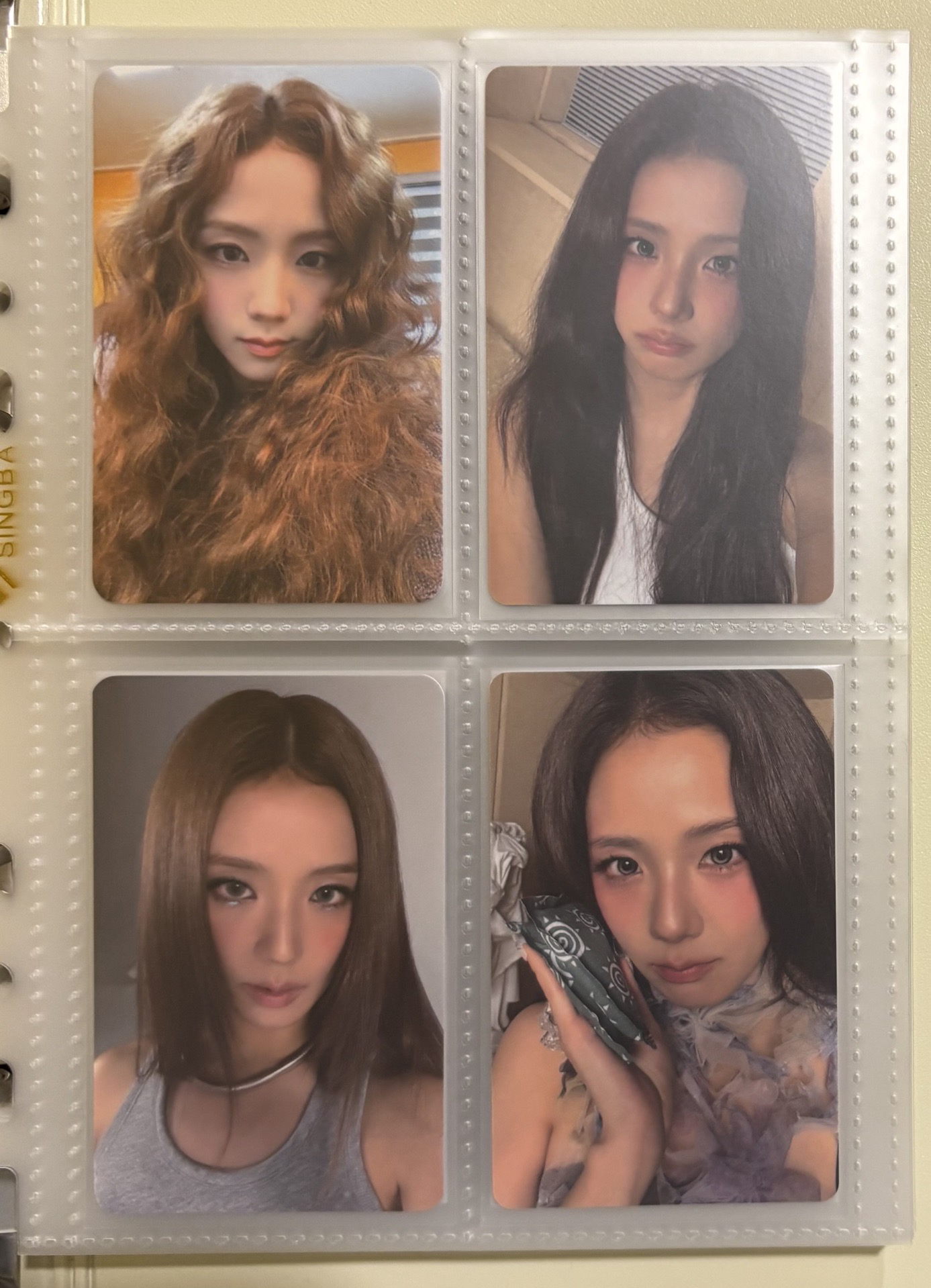 Jisoo Amortage 小卡 整圖