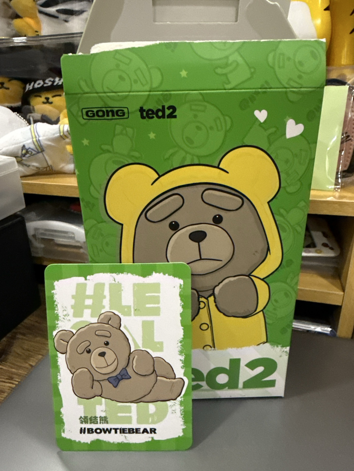 POPMART Ted2 泰迪熊 可動毛絨掛件盲盒 吊飾 領結熊