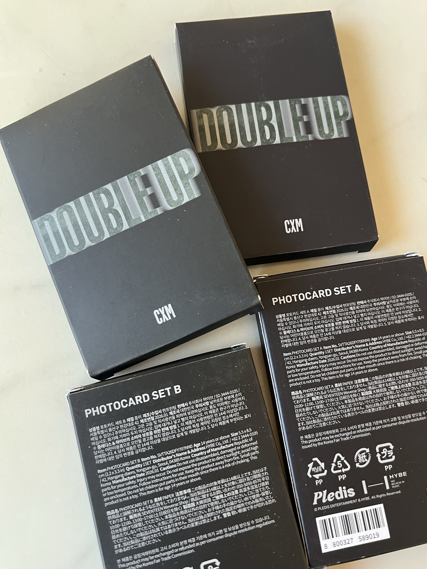 CXM DOUBLE UP場週 卡包A/B 哲奎 喆奎