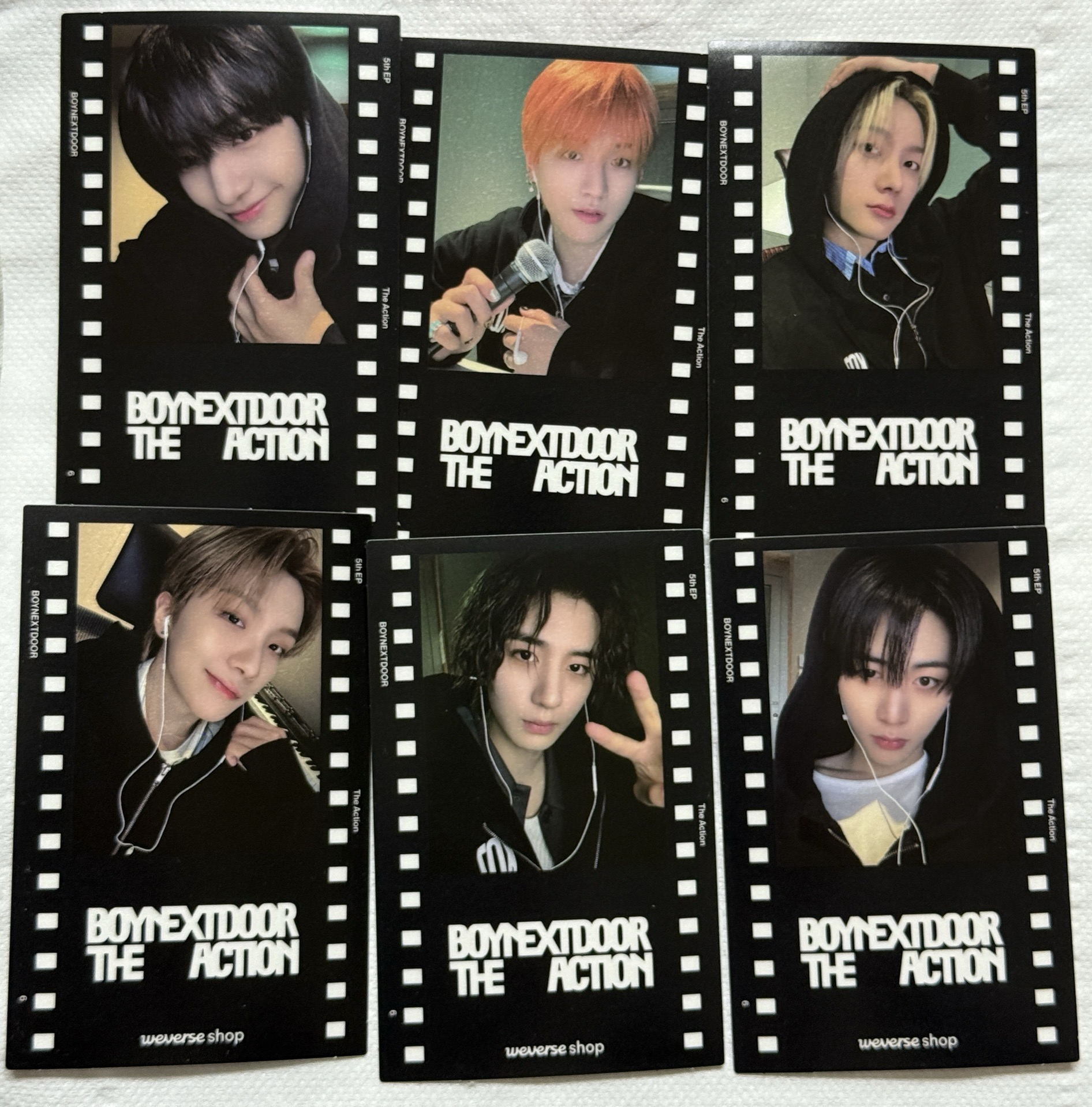 The Action wvs特典卡 單封版 一套