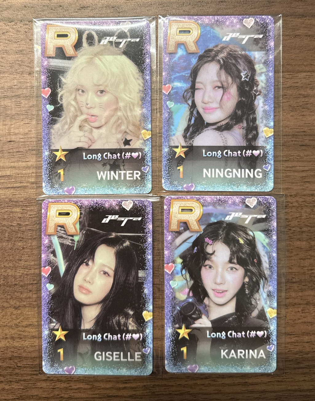 long chat遊戲卡一套