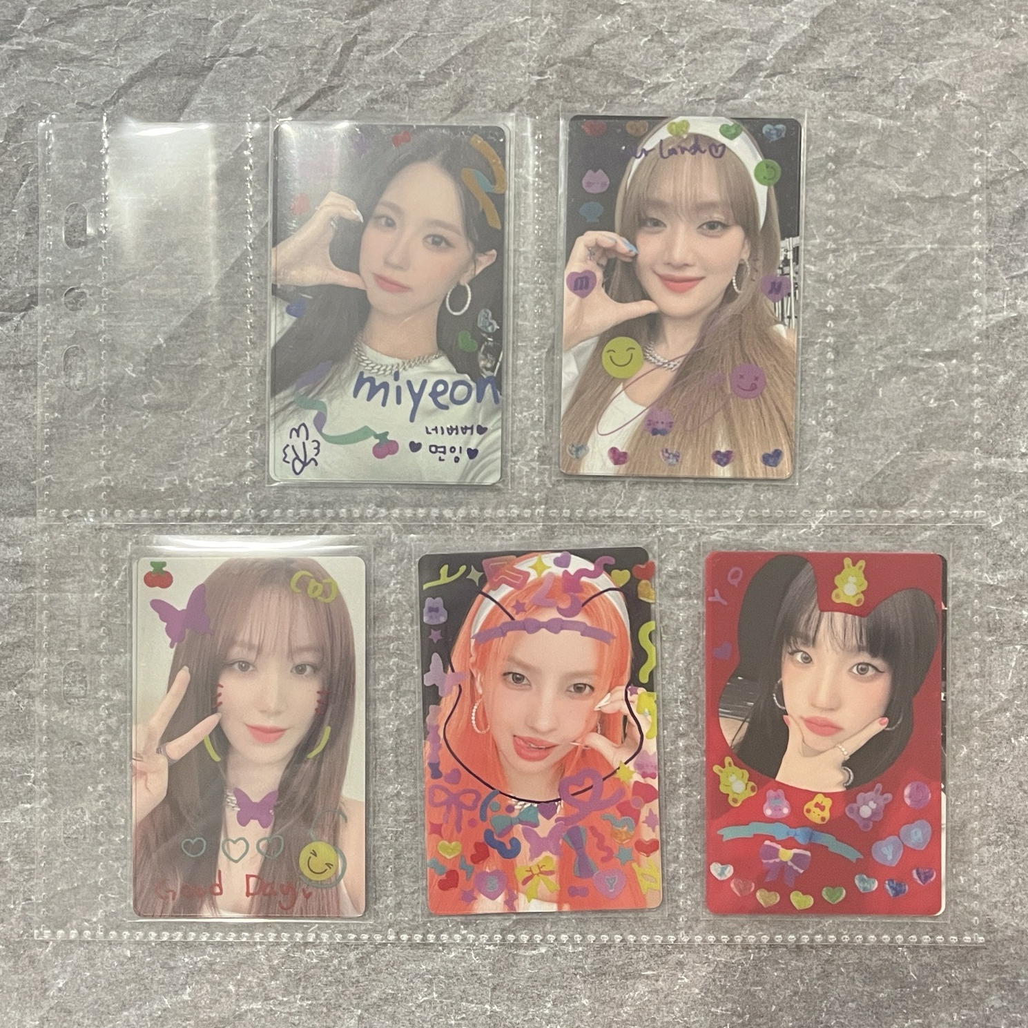 i-dle 演唱會DVD小卡組（含透卡）