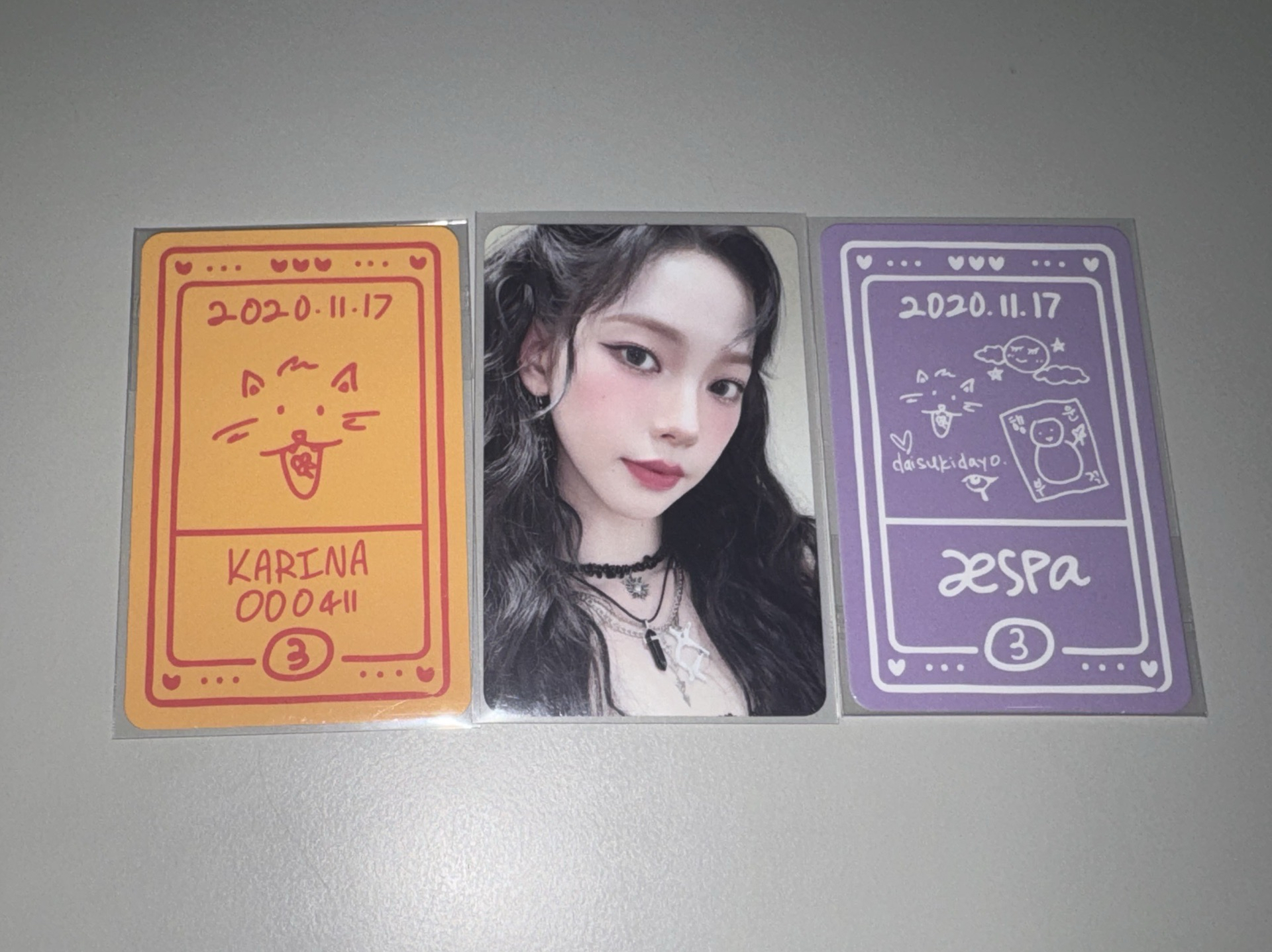 aespa Karina 週年小卡組