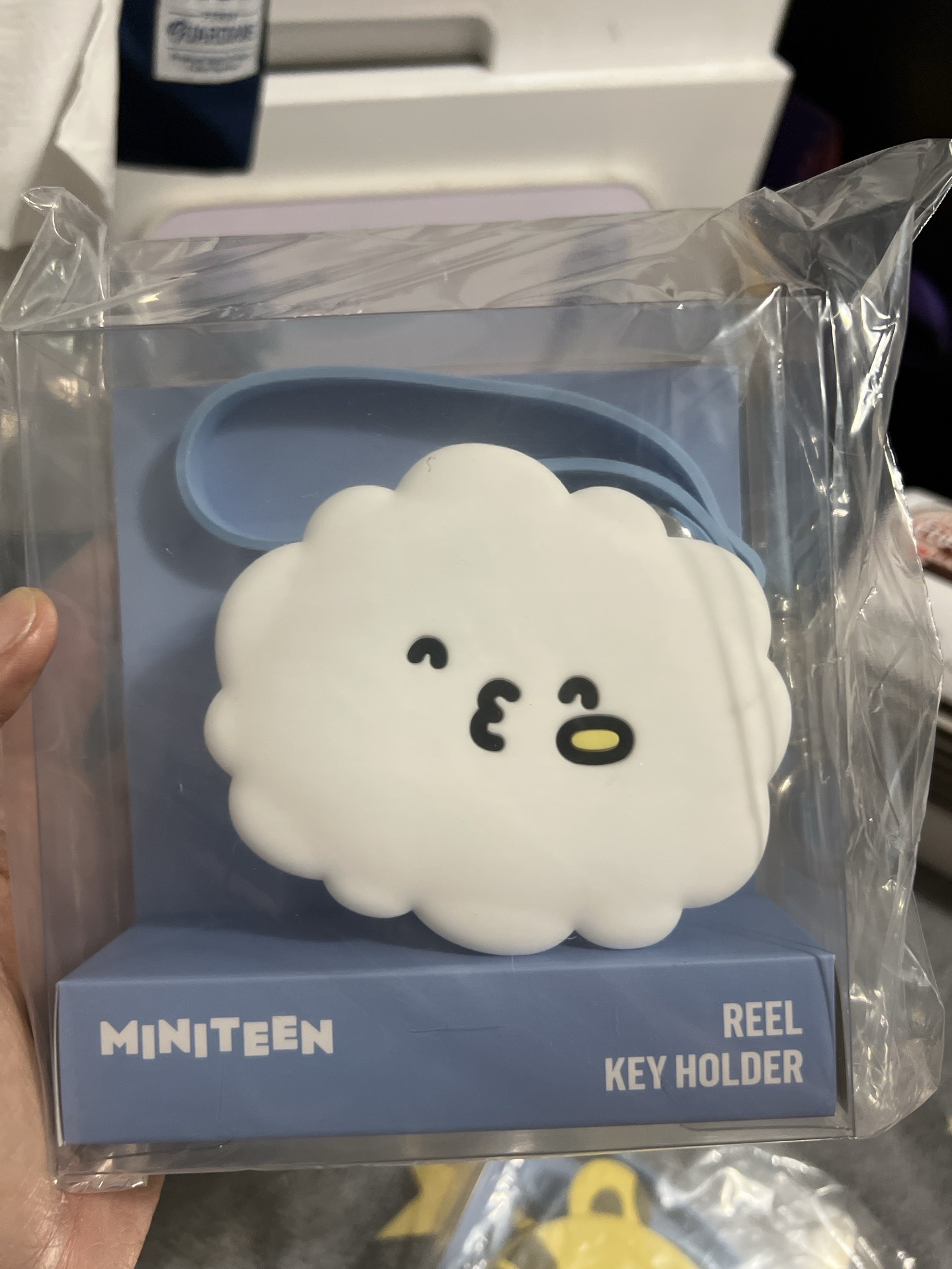 miniteen 伸縮鑰匙扣 零錢包 榮勳