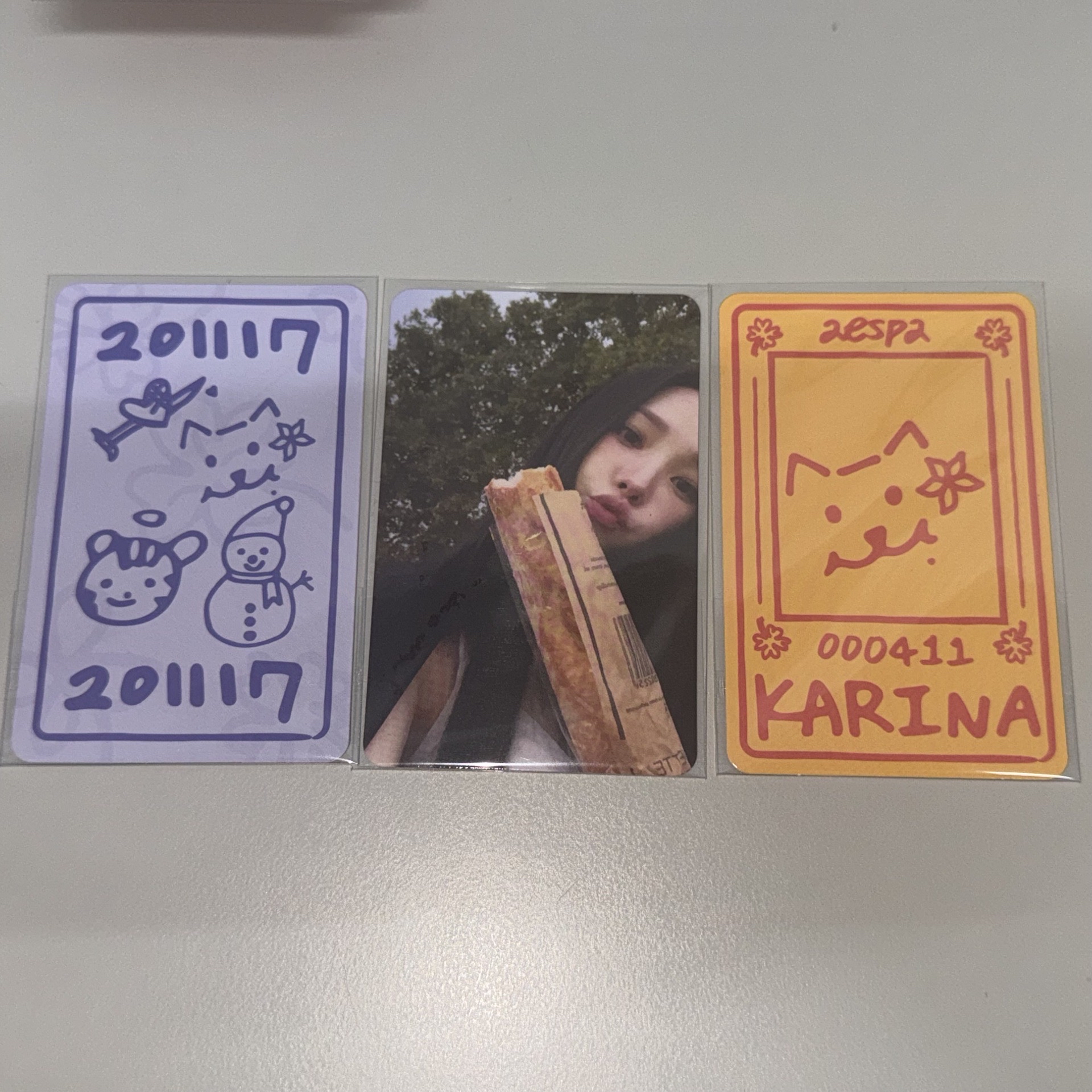 aespa Karina 週年小卡組