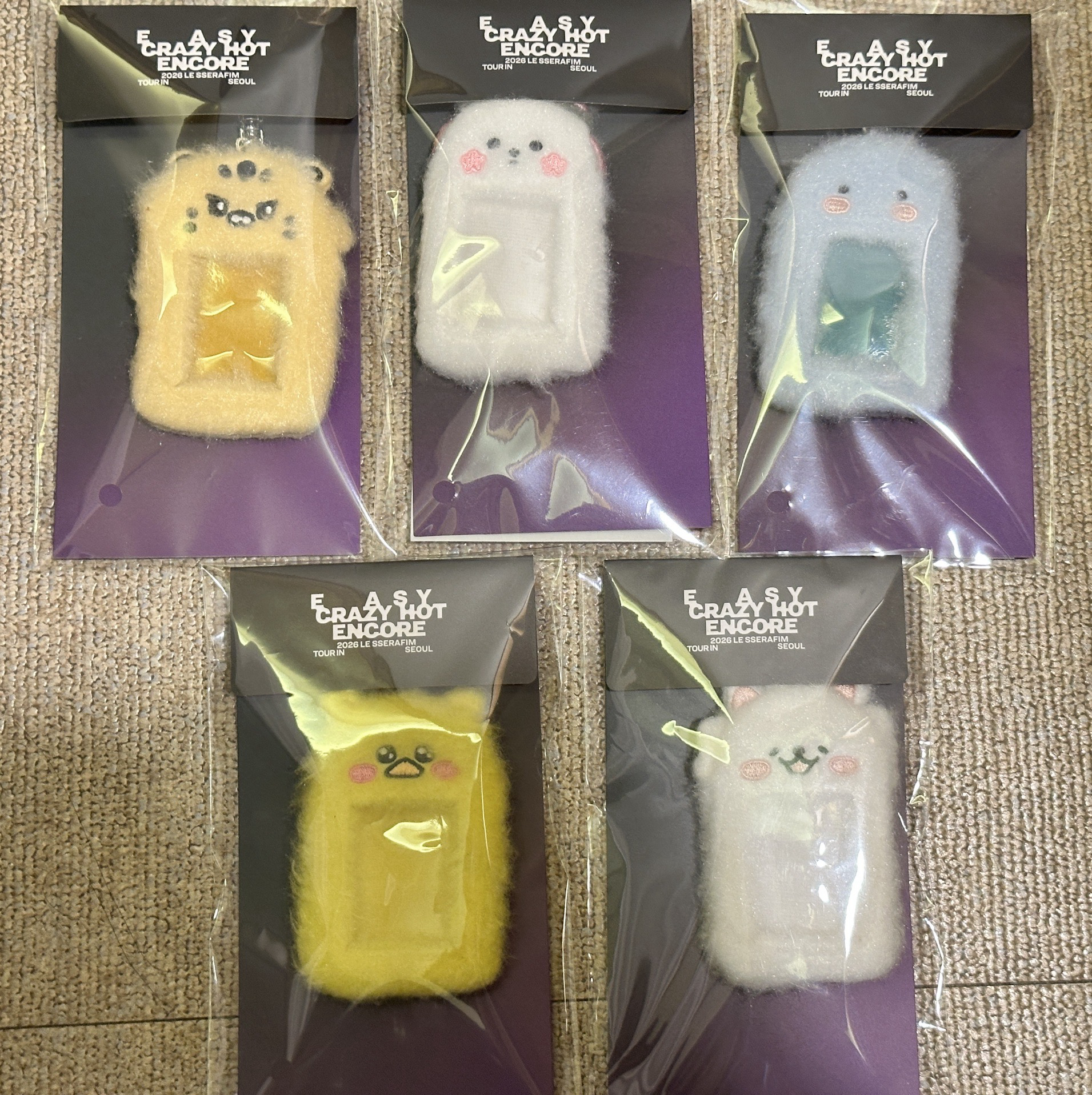 （2/3出貨）25‘巡迴 首爾安可 卡套 (組) 毛絨證件照套 （需多帶1張卡價格不限）