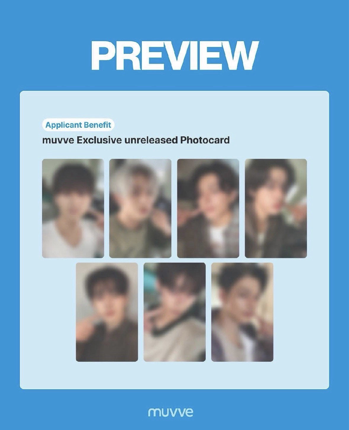 (非現) 迷七 muvve 特典 - 單卡