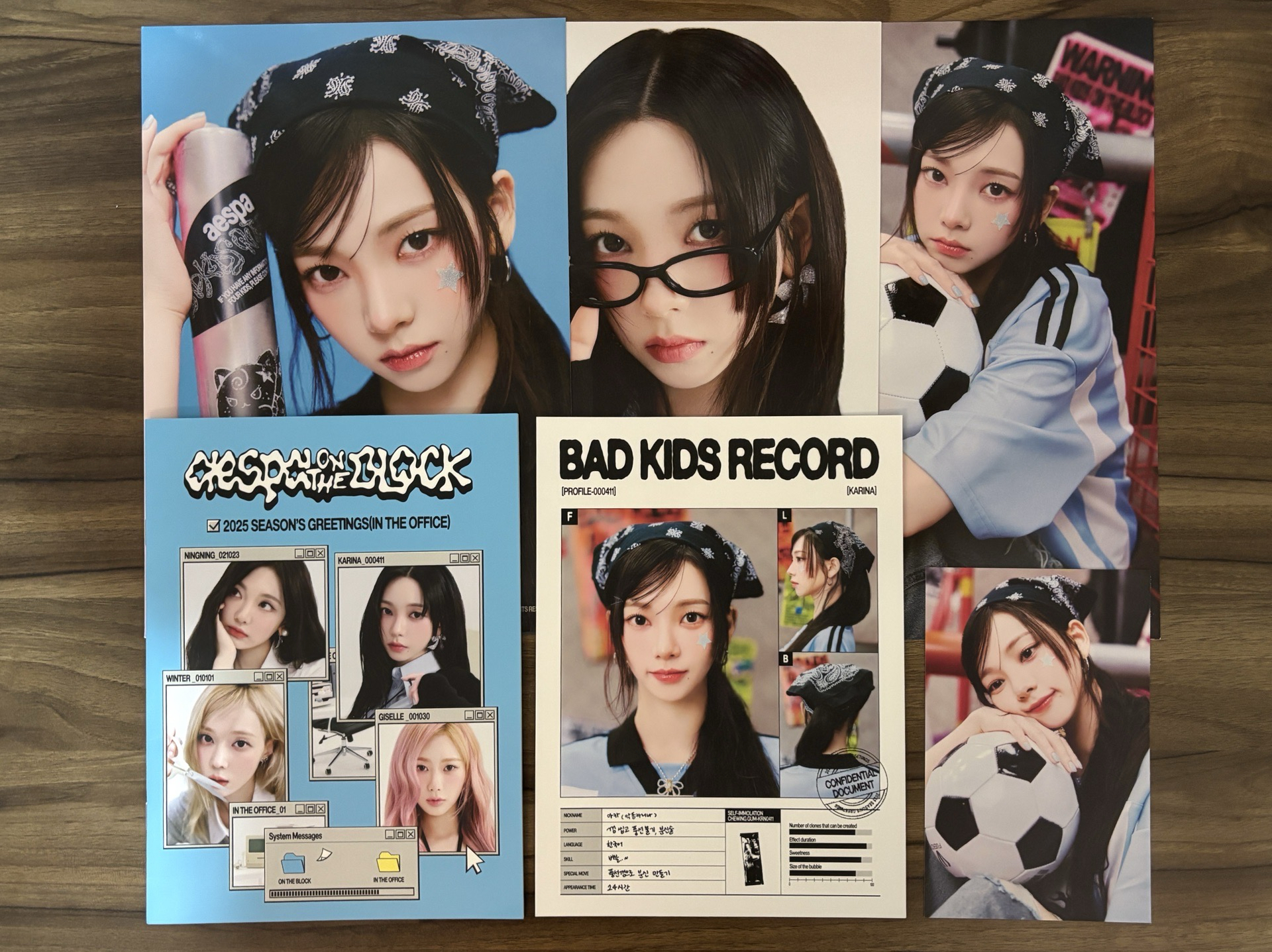 aespa 2025年曆柚固配