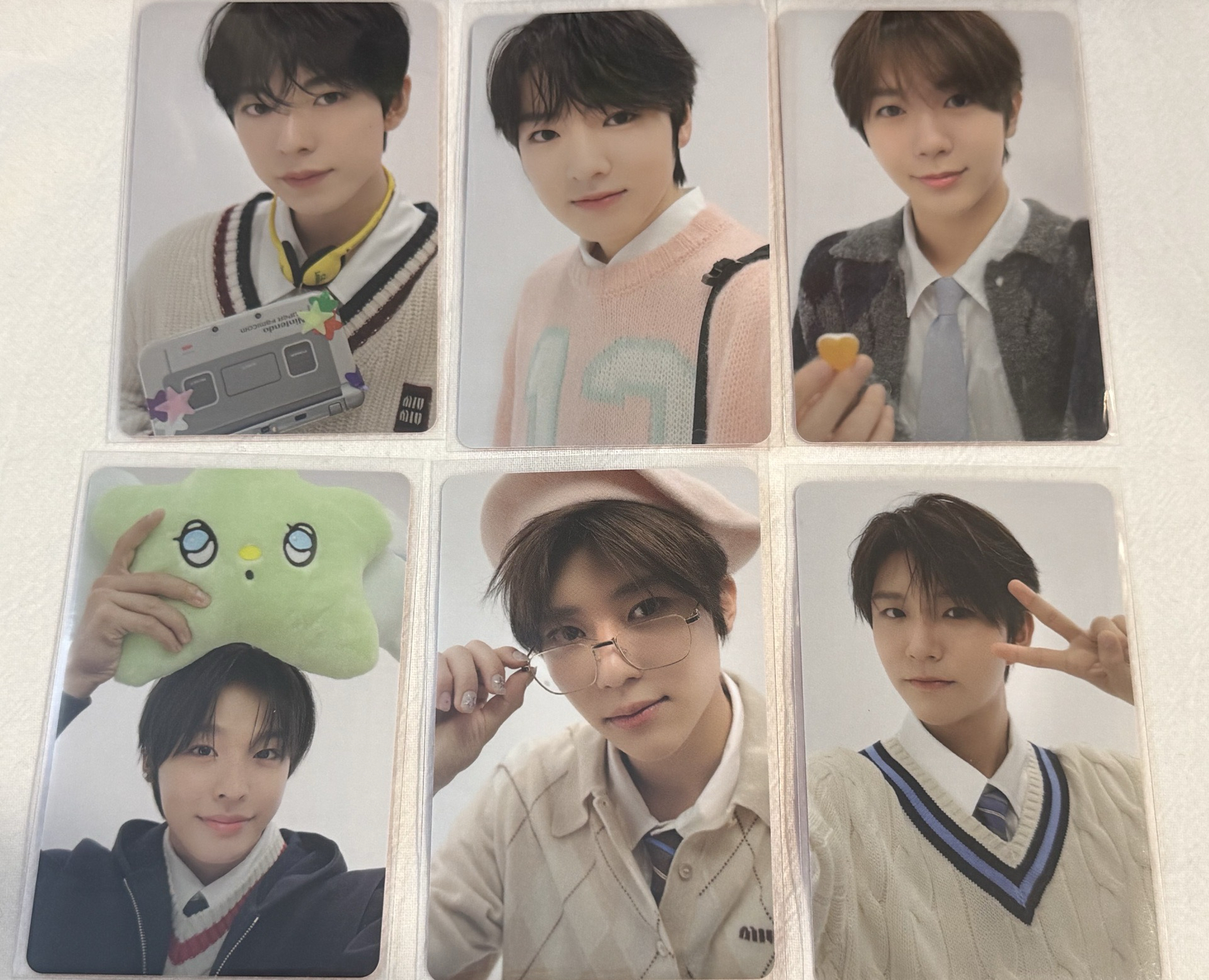 SM家族專卡 一套六張