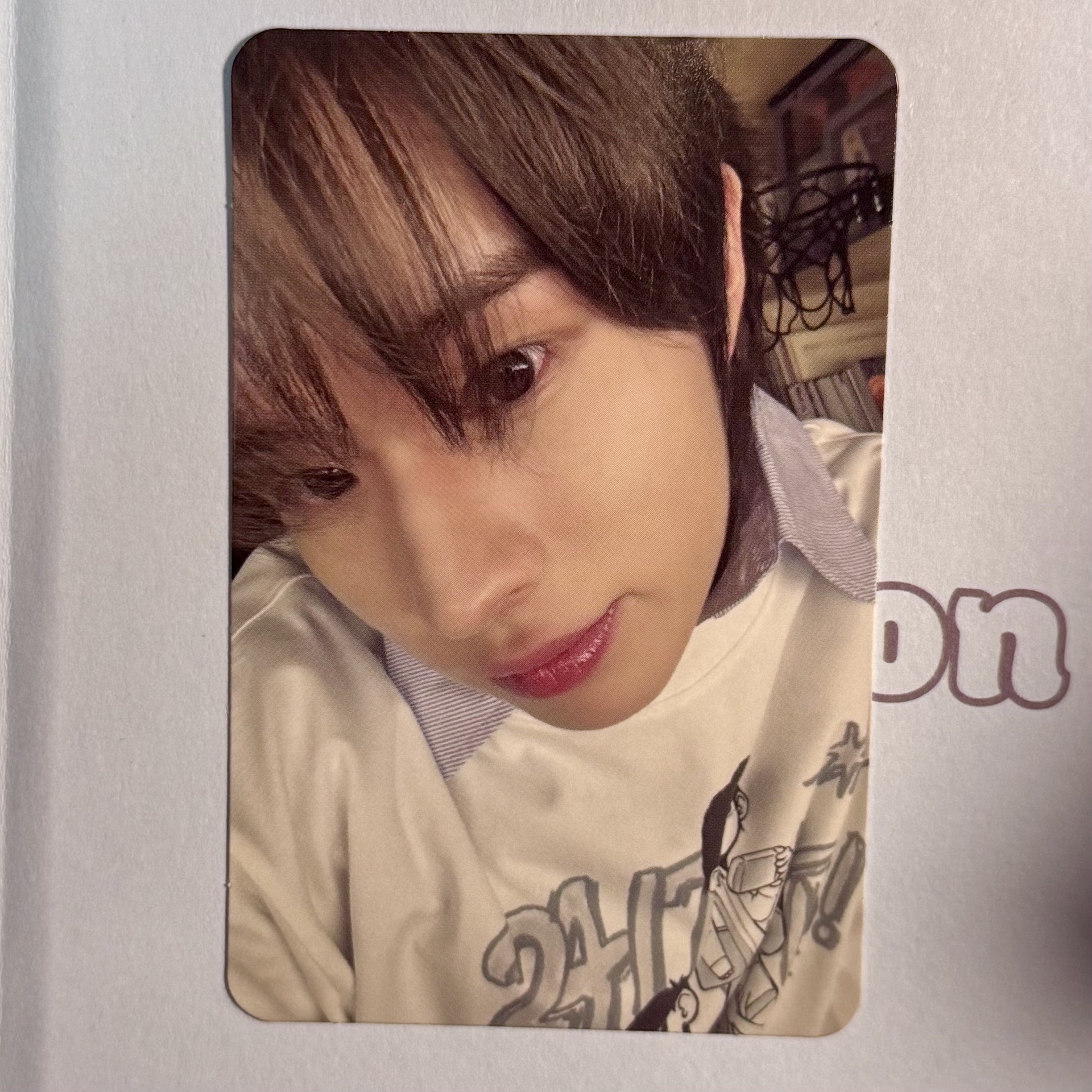 炅潣 TRY WITH US 專輯卡 單封