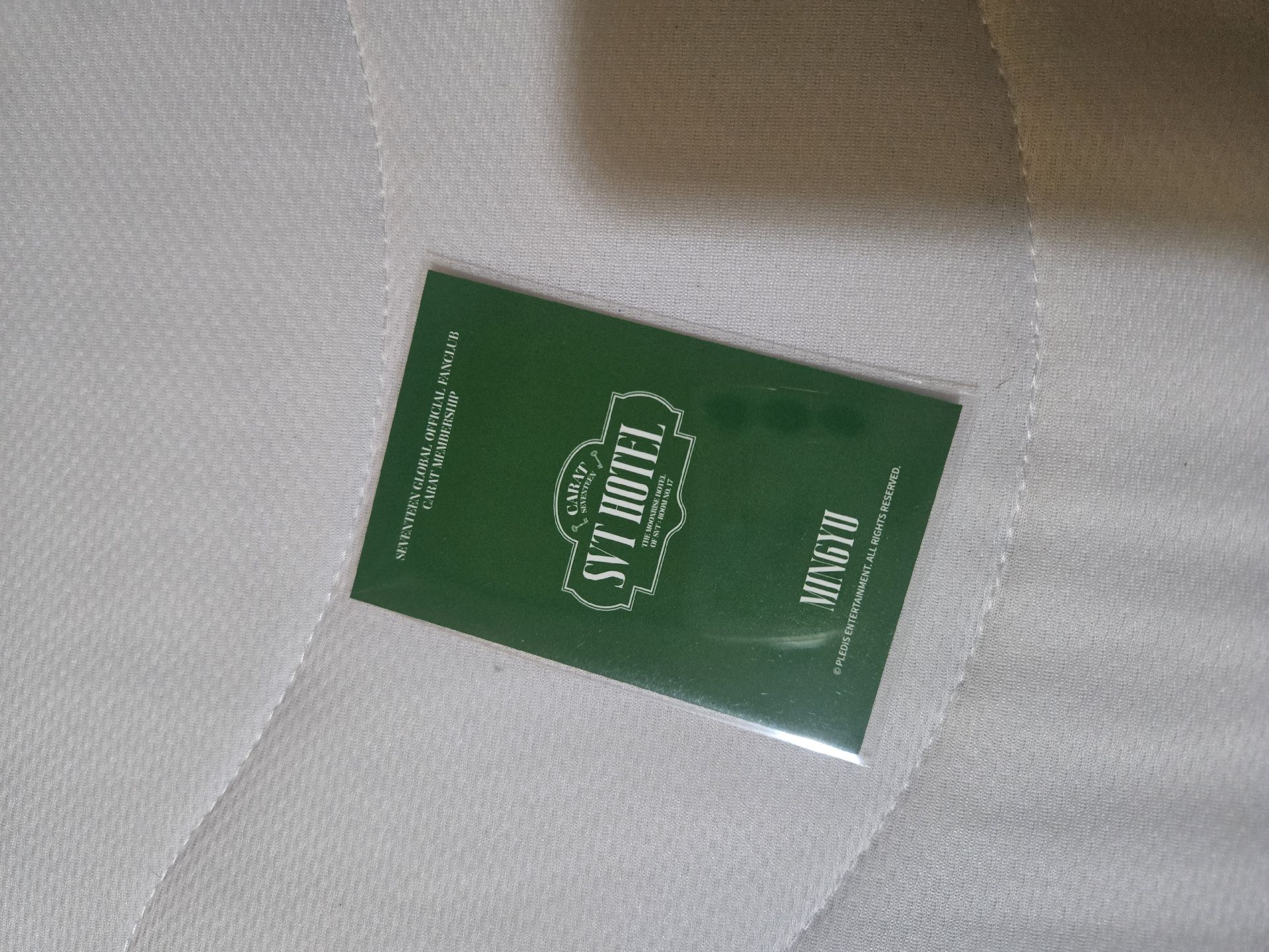 Mingyu 8期會員禮小卡