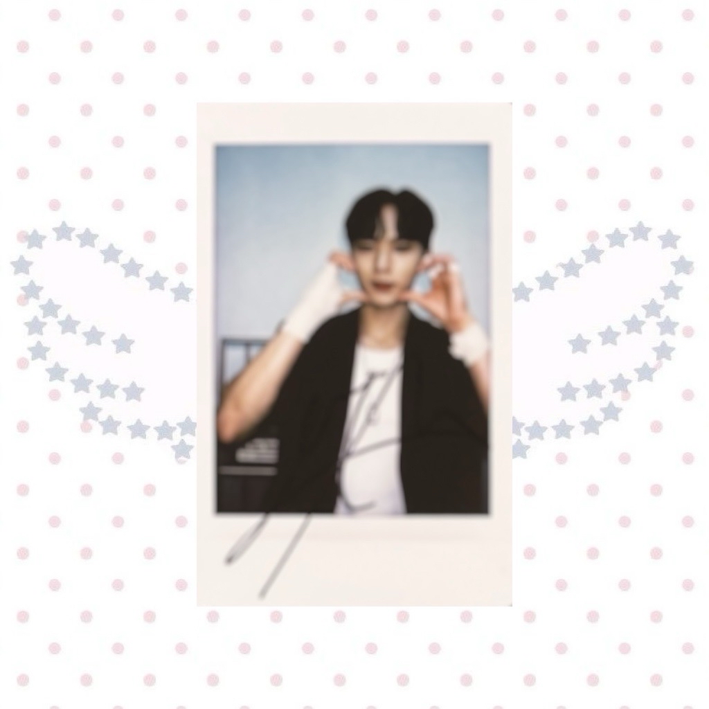 金俊抒 未公開簽名拍立得