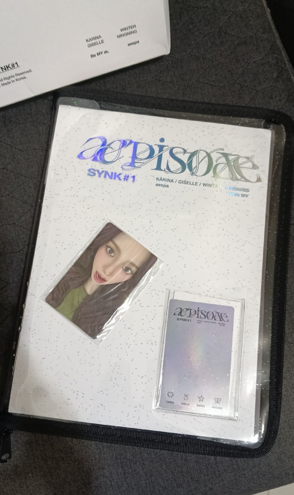 aespa 回憶錄白版（有小卡配置齊全）