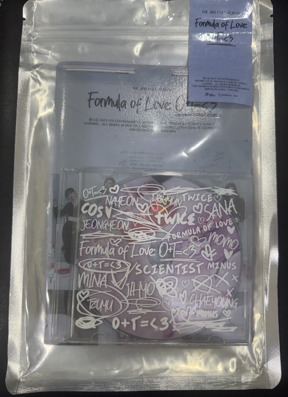 TWICE Formula of Love Result file 空專