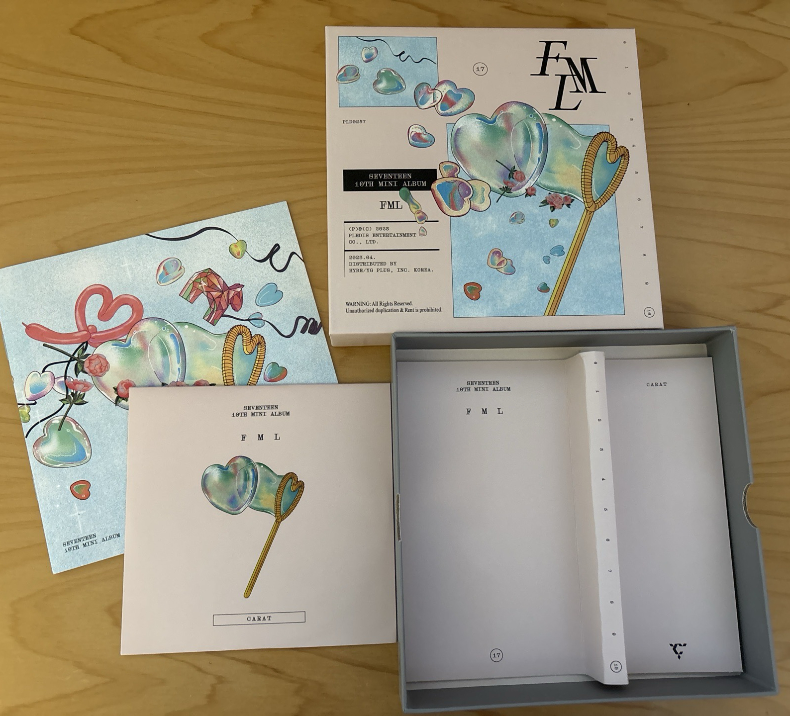 只有空盒/歌詞本/CD/隔板