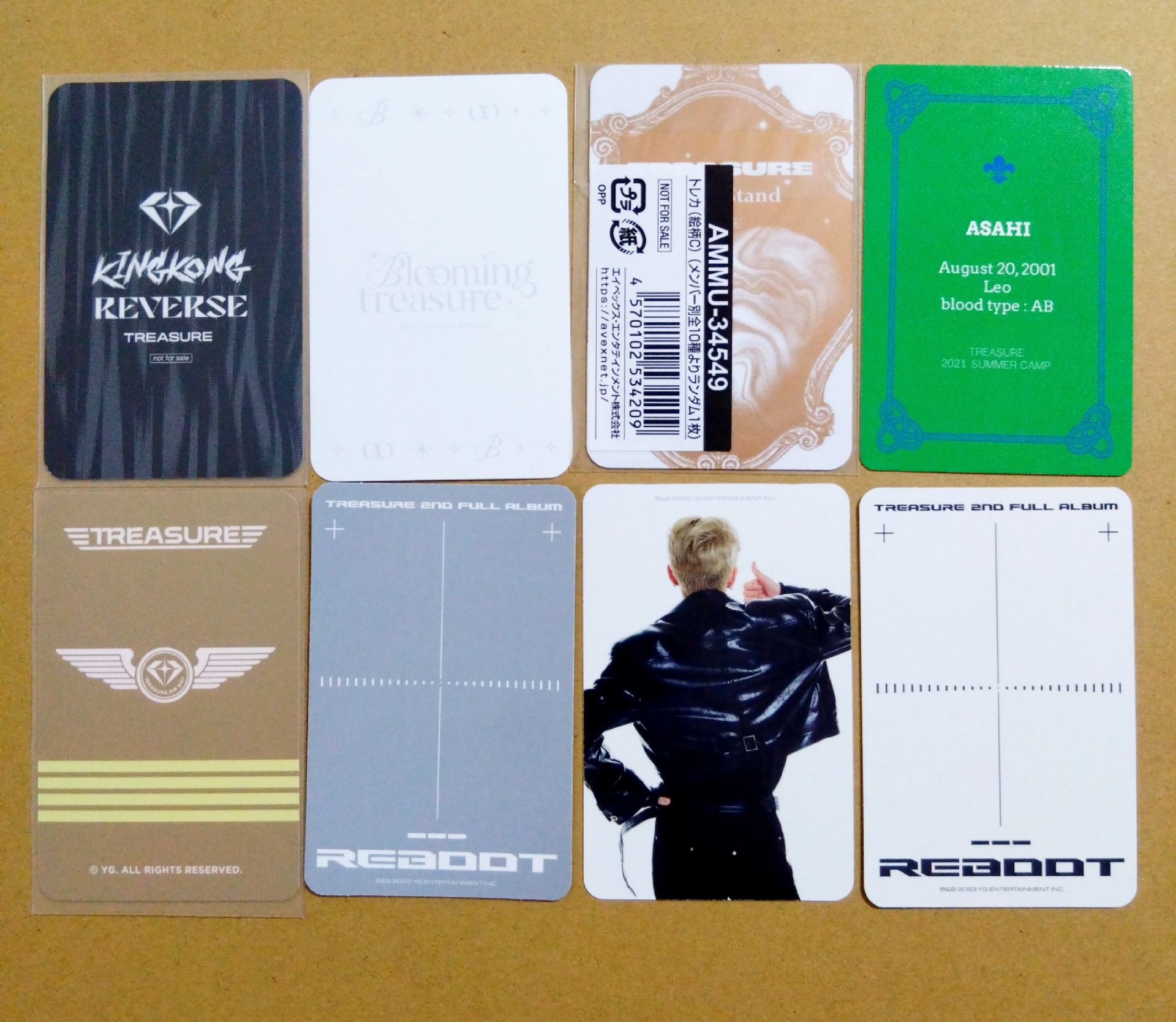 Treasure | Asahi Hello小盤出 薩卡 特典卡  TAG 夜花