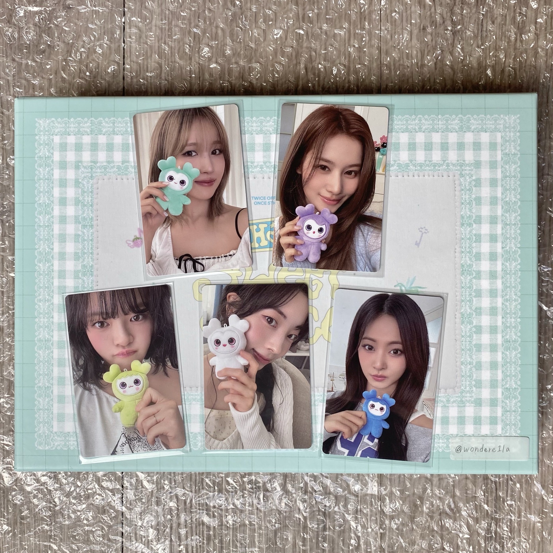 TWICE五期會員禮 小卡