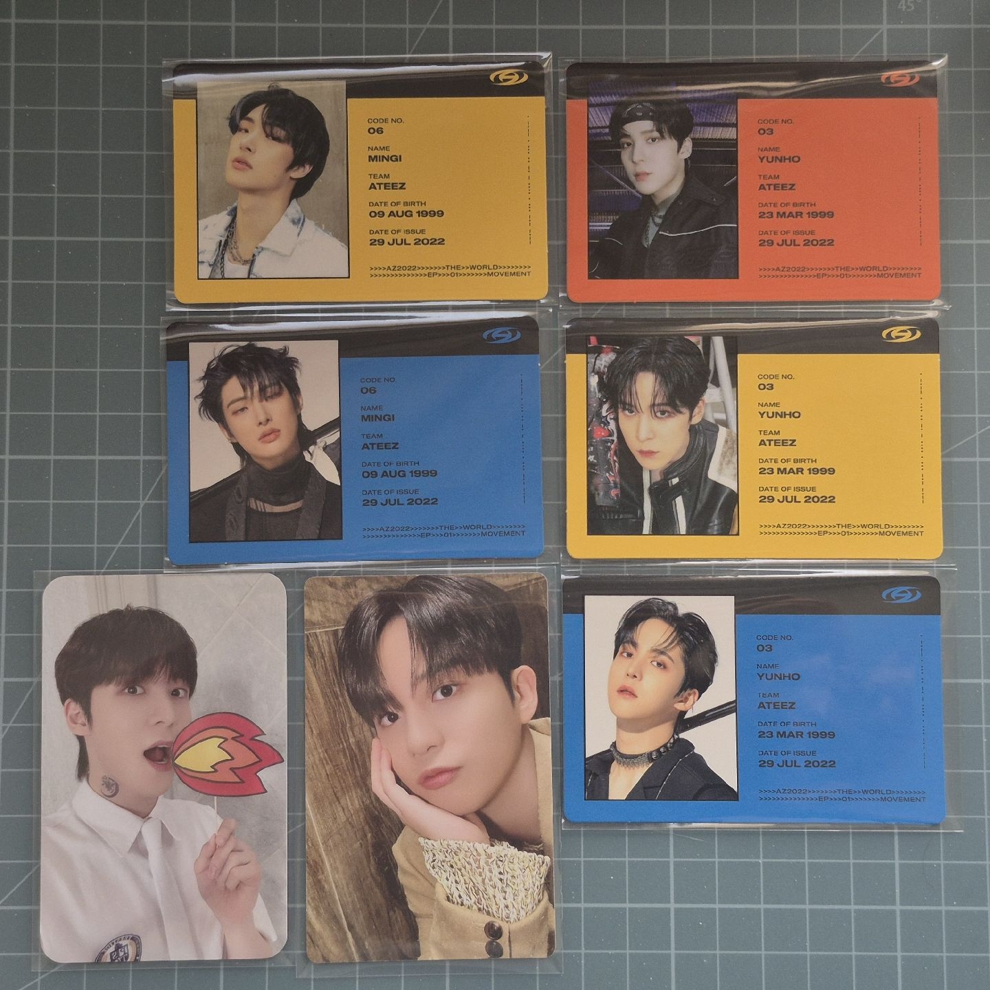 ATEEZ | 整圖出 大竹馬ID卡 專卡