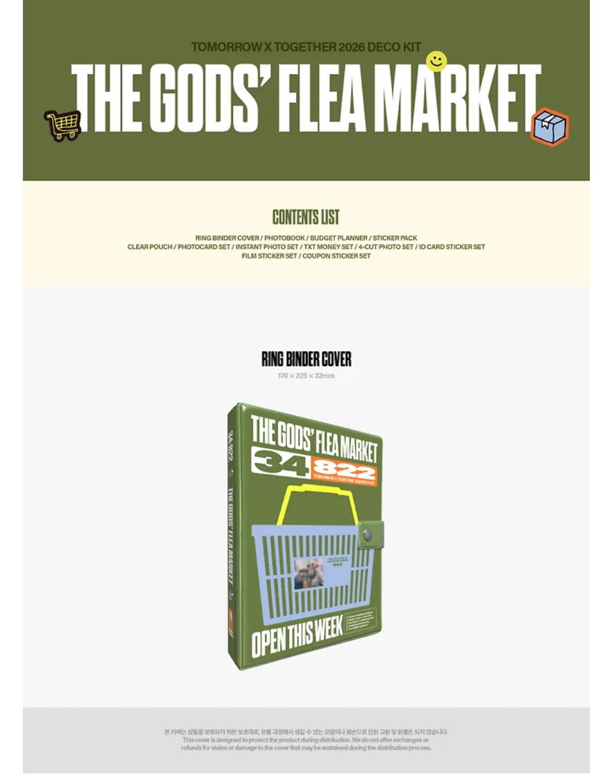 TXT 2026 DECO KIT咕咕盒 kakao版 全套 *無竣圭小卡*