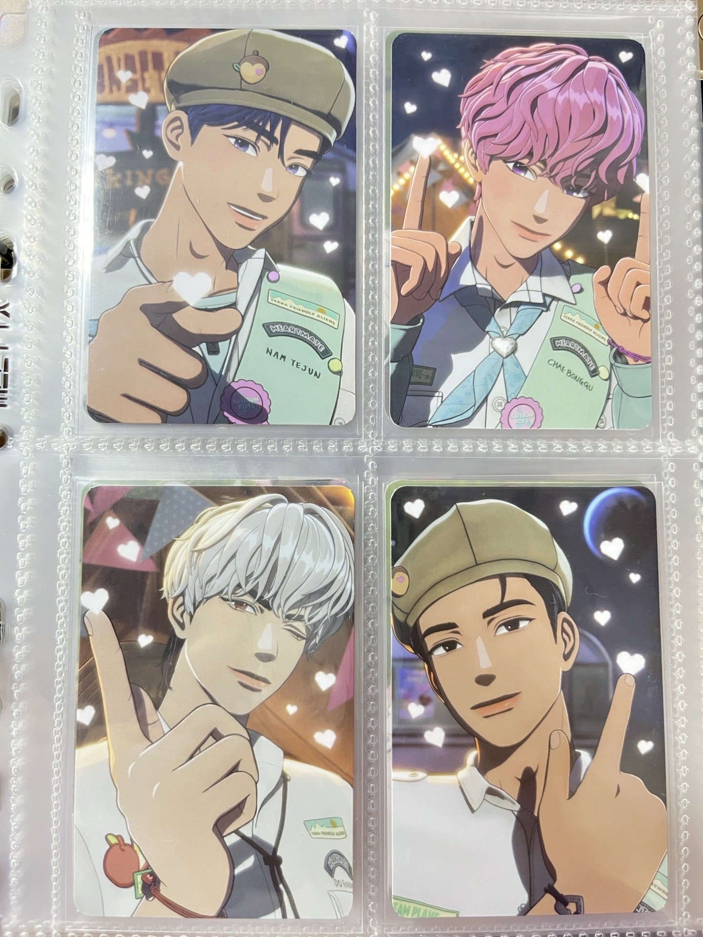 PLAVE 26年曆小卡💙🩷❤️🖤