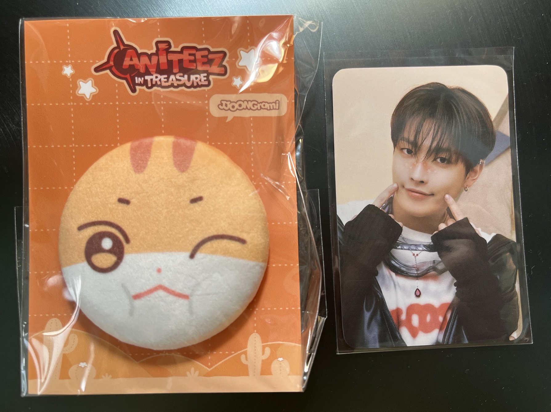 ANITEEZ IN TREASURE中拉米軟軟徽章 含卡